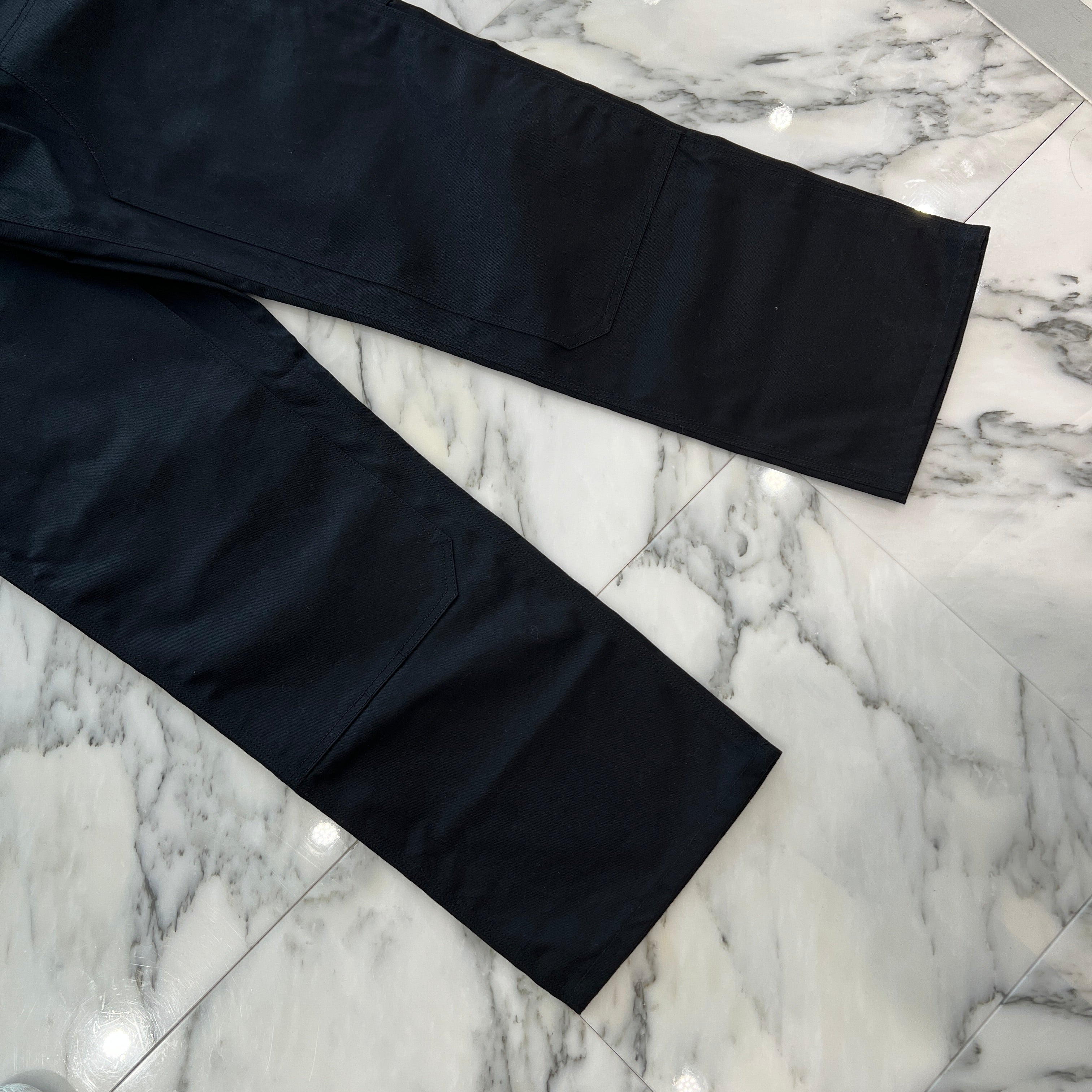 CHROME HEARTS Cross Ball Button Double Knee Pants Size 33 クロムハーツ クロスボールボタン ダブルニーパンツ サイズ33