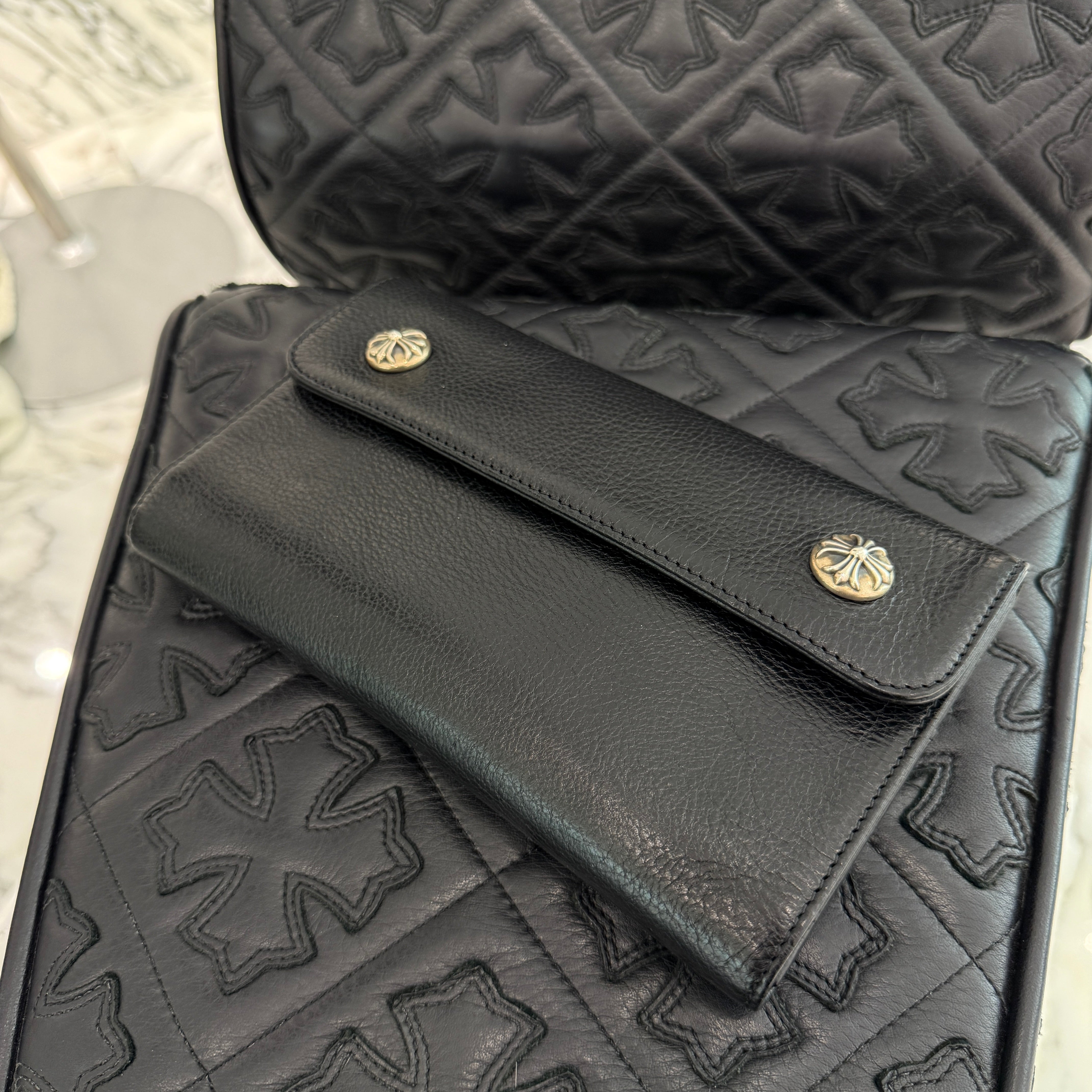 CHROME HEARTS Wave Cross Ball Wallet クロムハーツ ウェーブ クロスボール ウォレット