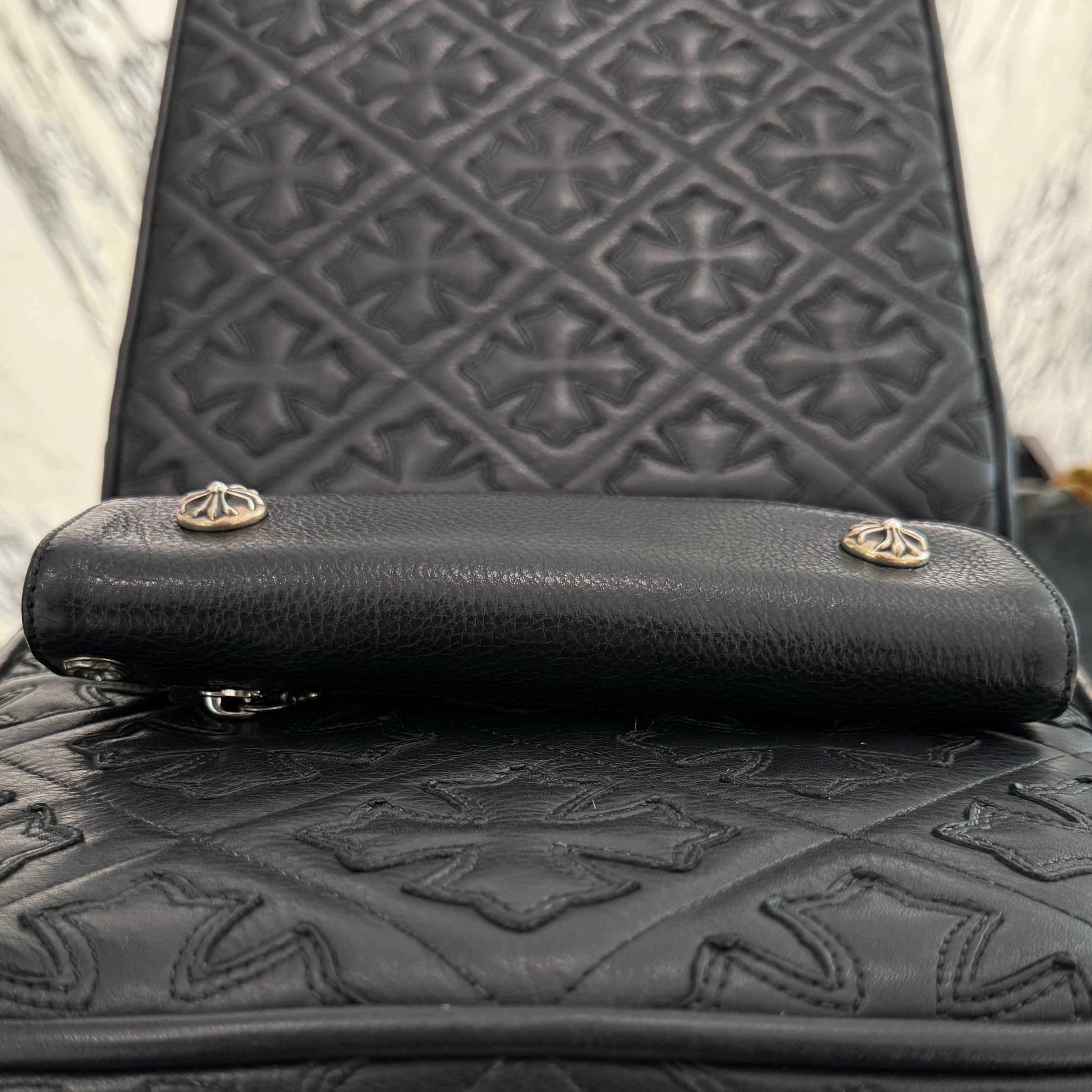 CHROME HEARTS Wave Cross Ball Wallet クロムハーツ ウェーブ クロスボール ウォレット