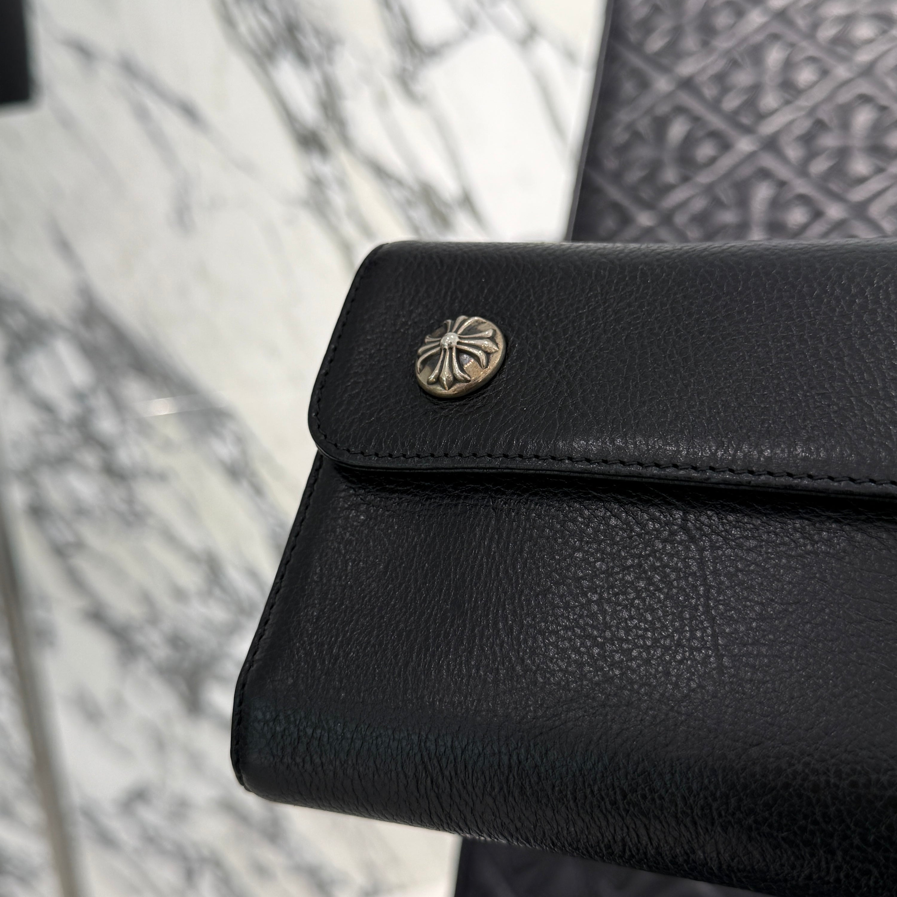 CHROME HEARTS Wave Cross Ball Wallet クロムハーツ ウェーブ クロス