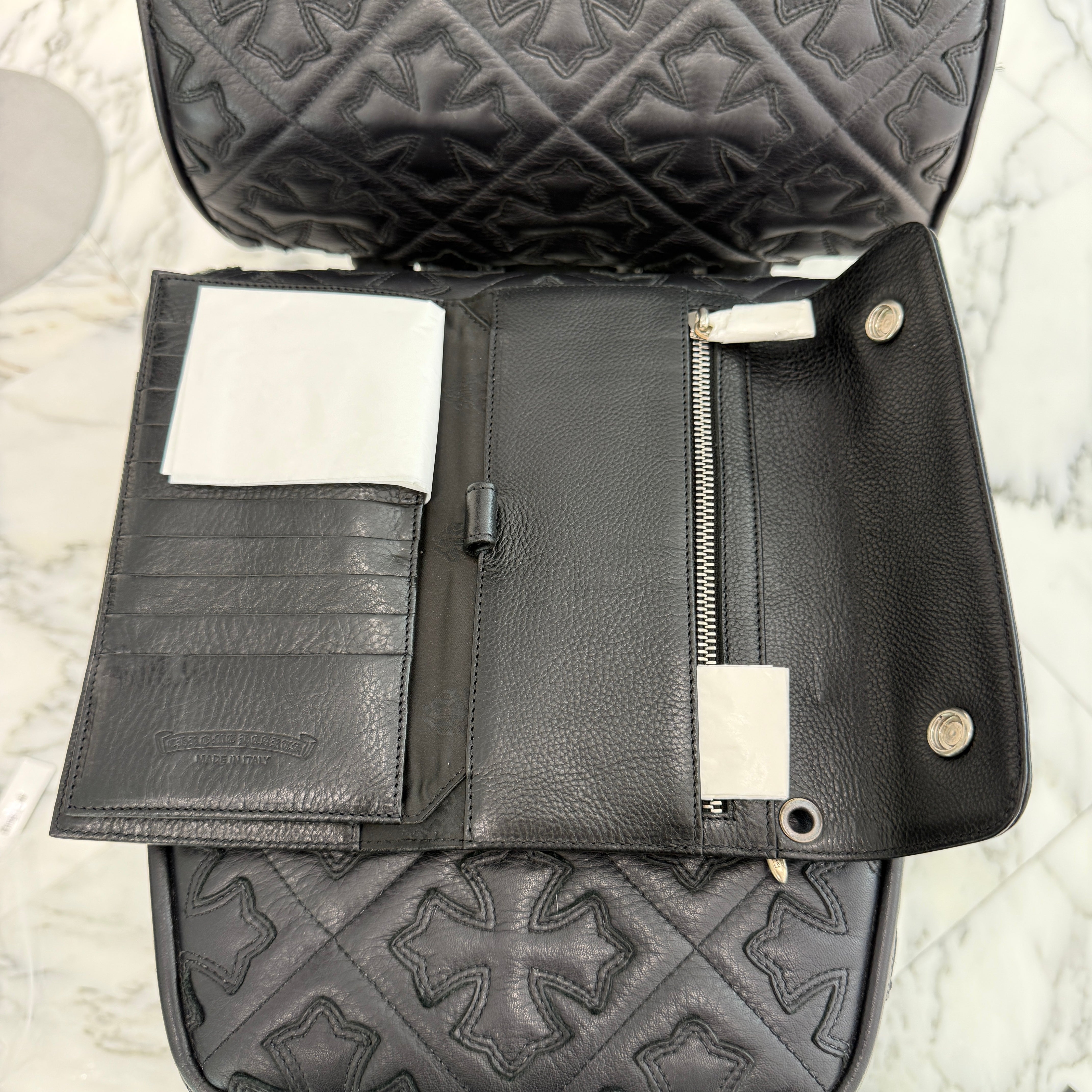 CHROME HEARTS Wave Cross Ball Wallet クロムハーツ ウェーブ クロスボール ウォレット