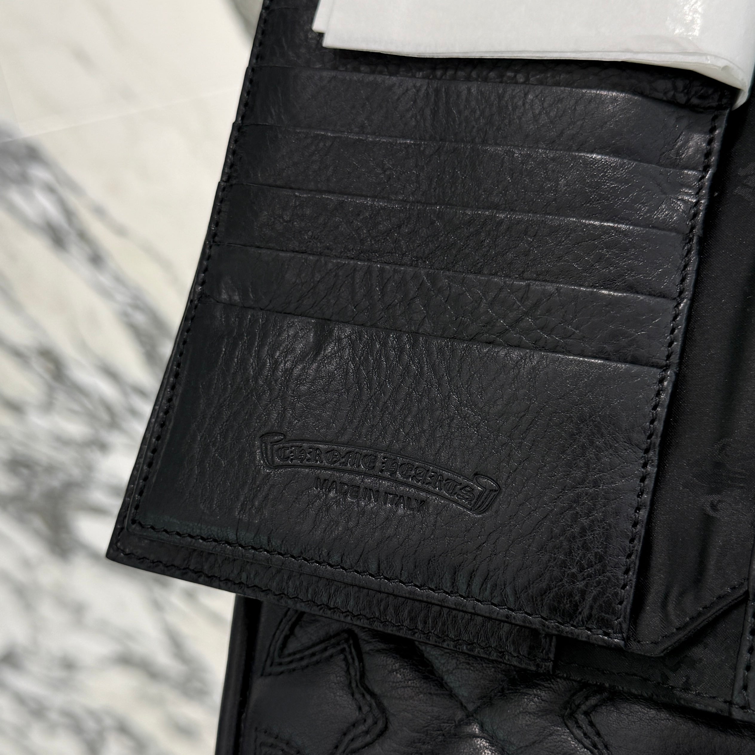 CHROME HEARTS Wave Cross Ball Wallet クロムハーツ ウェーブ クロスボール ウォレット