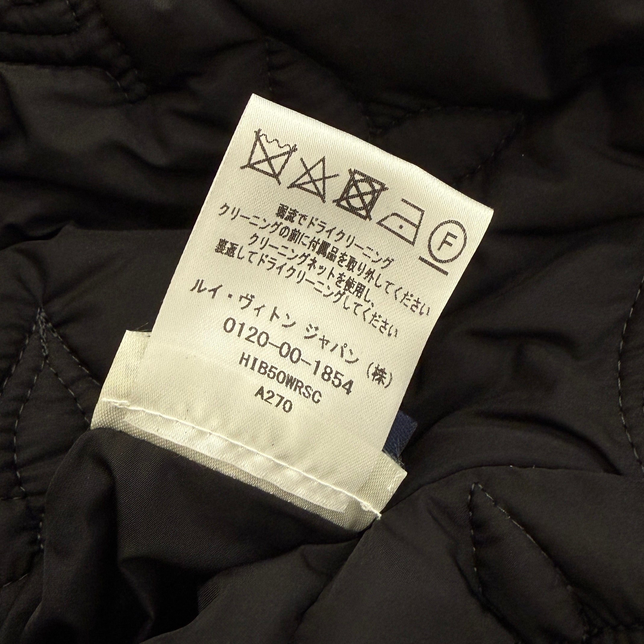 LOUIS VUITTON 2023AW Monogram Padded Light Blouson 1A5VAN Size 46 ルイヴィトン モノグラムパデッド ライトブルゾン サイズ46