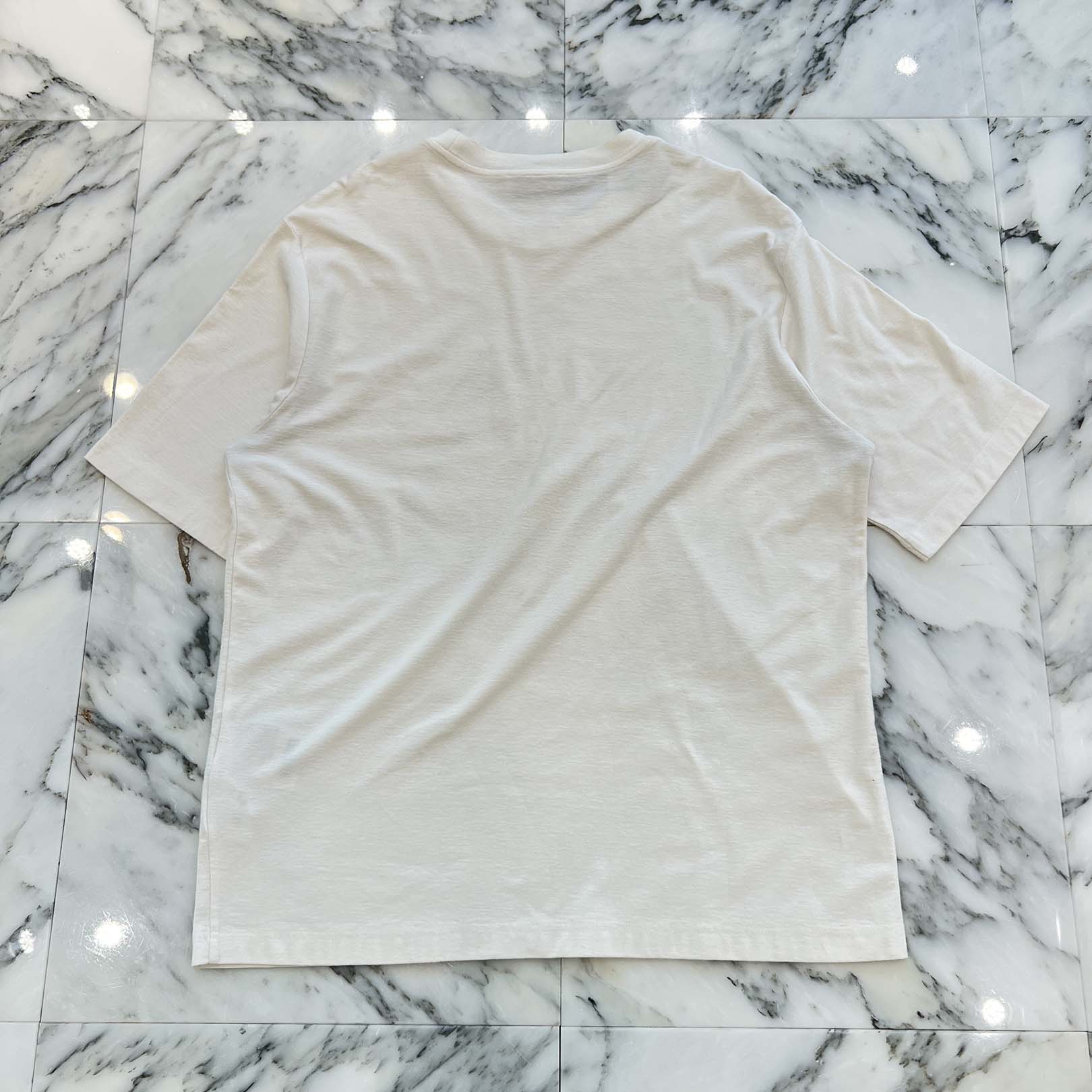PRADA 2023SS Logo Embossed Technical Cotton Tee UJN897 S000 14LB Size L プラダ ロゴエンボス テクニカルコットン Tシャツ サイズL