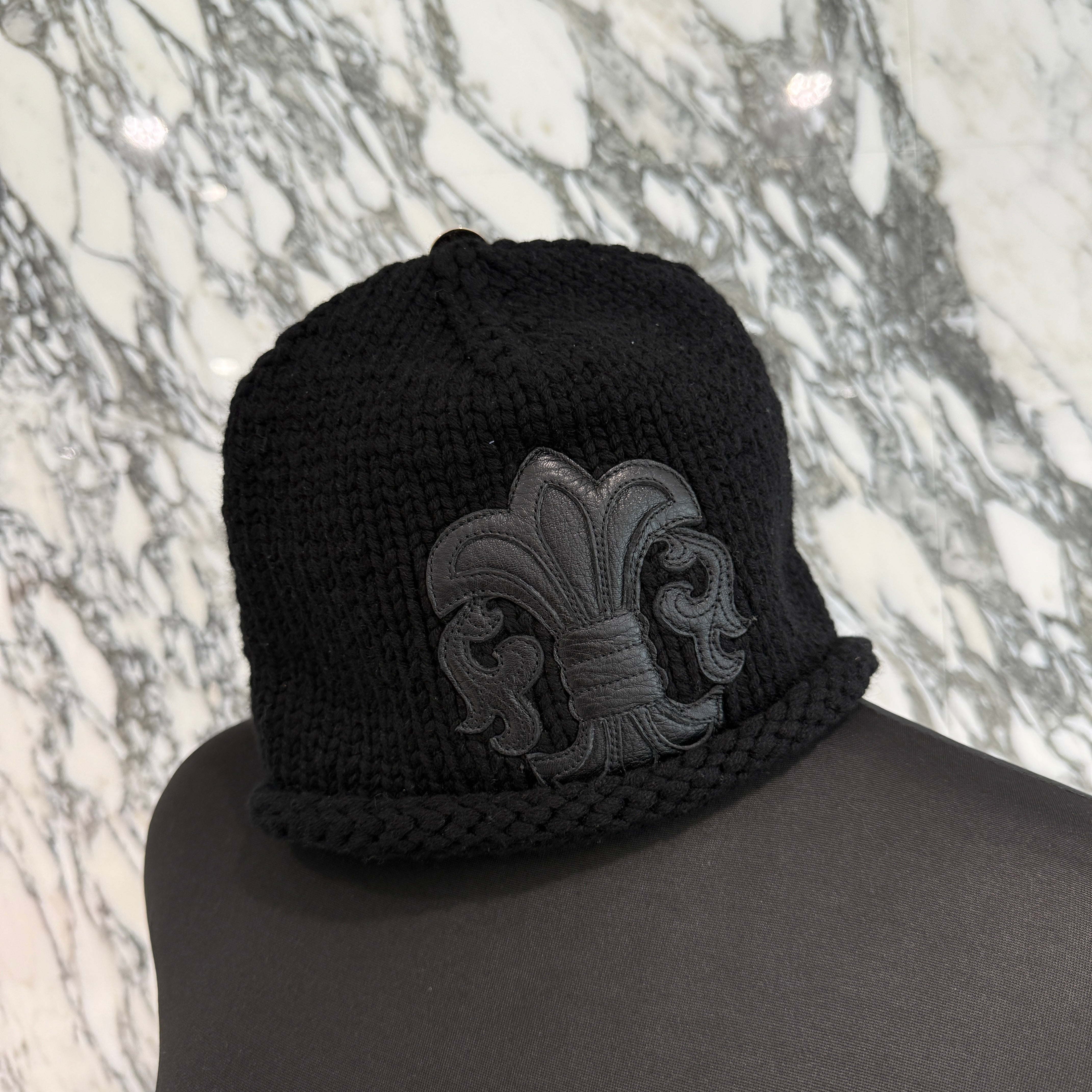 CHROME HEARTS Cashmere BS Flare Cross Patch Beanie Size ONE SIZE（26cm）クロムハーツ カシミヤ BSフレア クロスパッチ ビーニーサイズ ONE SIZE（26cm）