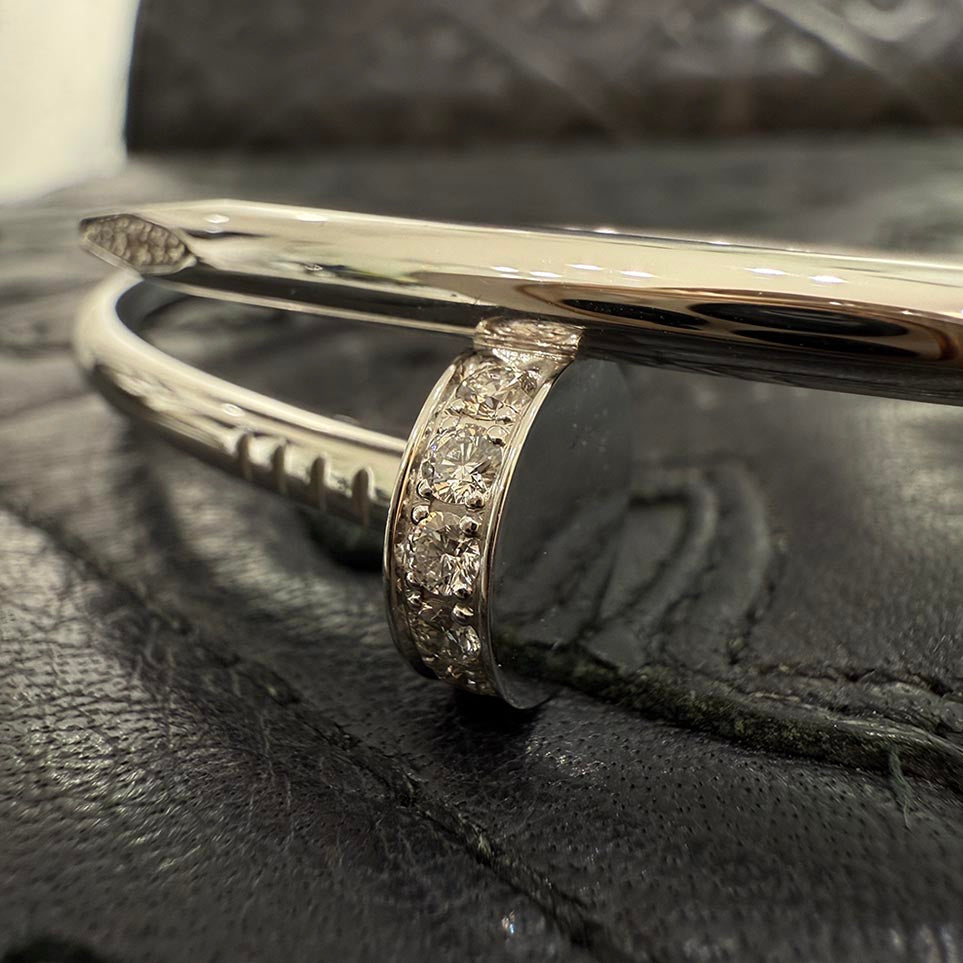 Cartier Juste un Clou Bracelet Classic Model Diamond Size 20 カルティエ ジャストアンクルブレスレット クラッシックモデル ダイヤモンド サイズ20