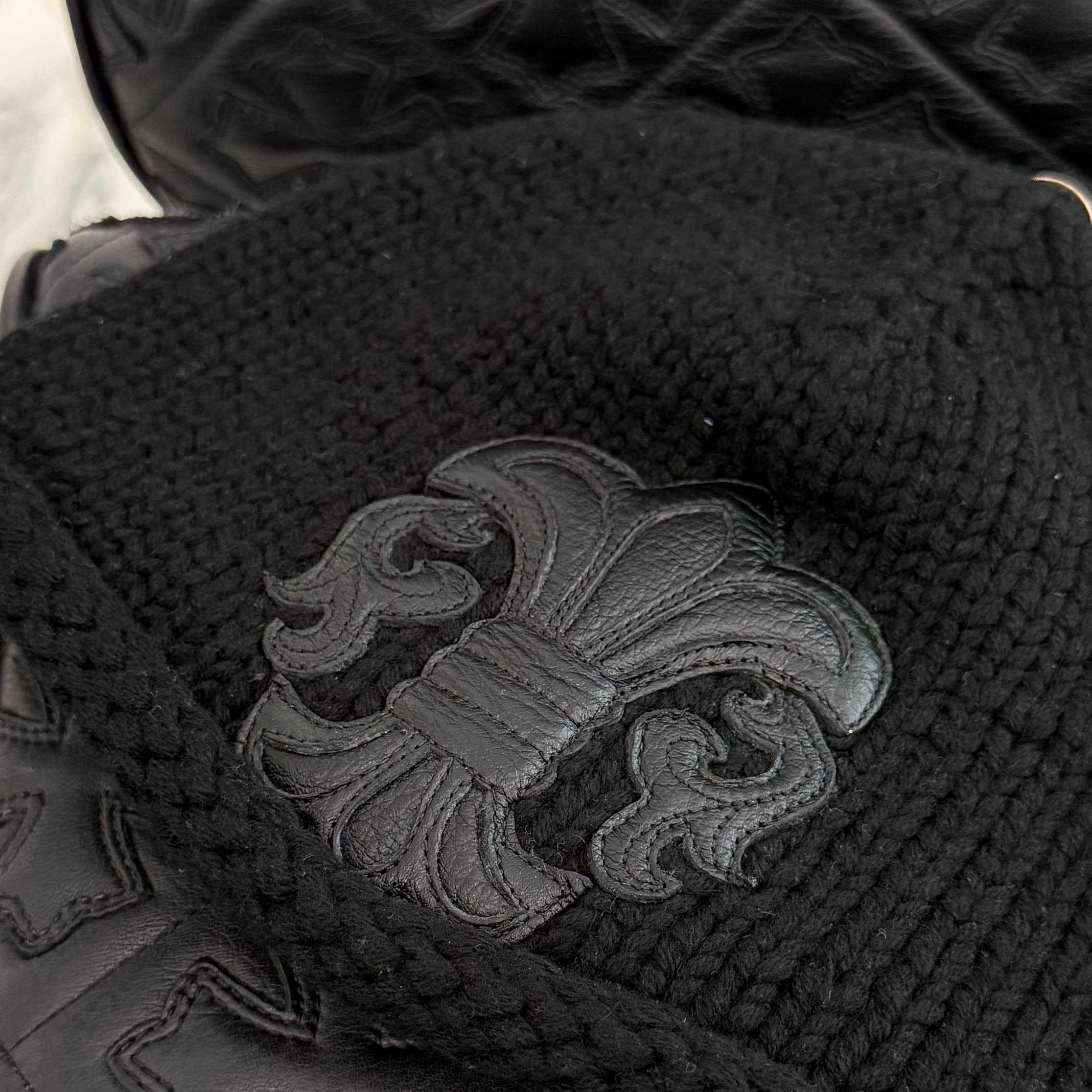 CHROME HEARTS Cashmere BS Flare Cross Patch Beanie Size ONE SIZE（26cm）クロムハーツ カシミヤ BSフレア クロスパッチ ビーニーサイズ ONE SIZE（26cm）