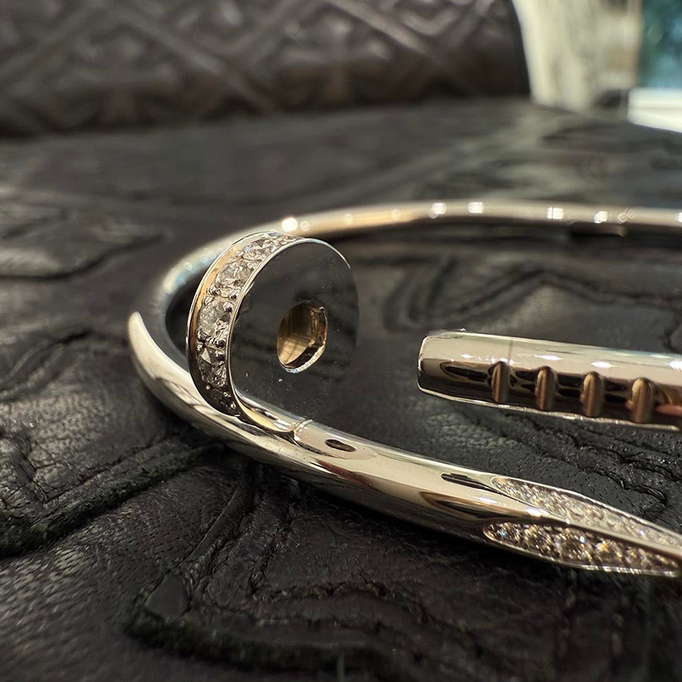 Cartier Juste un Clou Bracelet Classic Model Diamond Size 20 カルティエ ジャストアンクルブレスレット クラッシックモデル ダイヤモンド サイズ20