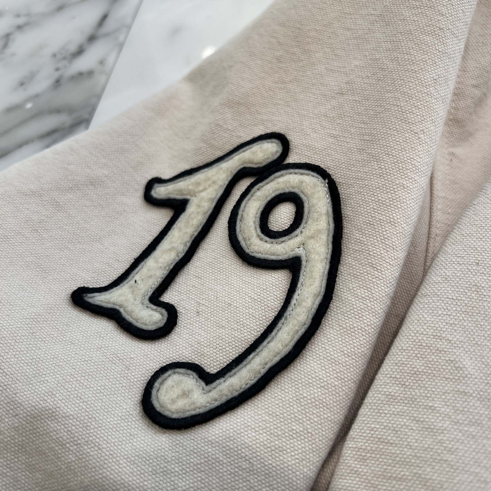 PRADA 2024AW Logo Patch Stylish Canvas Bomber Jacket SGC725 S000 152I Size XL プラダ ロゴパッチスタイリッシュキャンバスボンバージャケット サイズXL