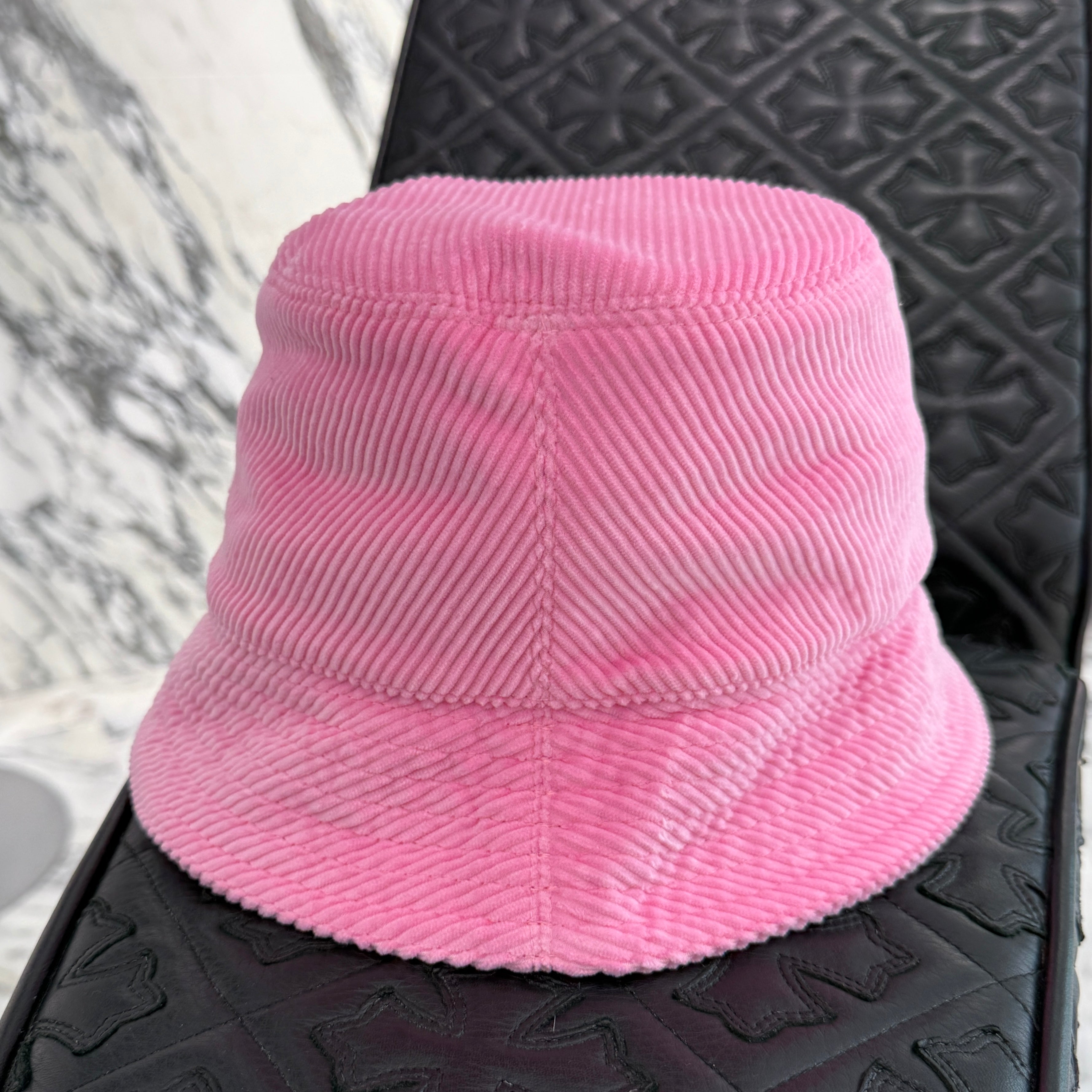 LOEWE 2023AW Anagram Logo Patch Corduroy Bucket Hat K820HB1X65 Size 57 ロエベ アナグラムロゴ パッチ コーデュロイ バケットハット サイズ57