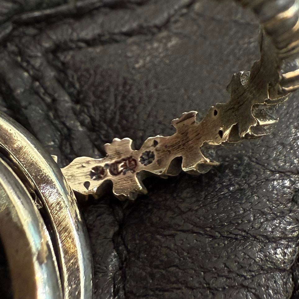 CHROME HEARTS TINY E CH PLS BAND TRPL Ring Size 16号 クロムハーツ