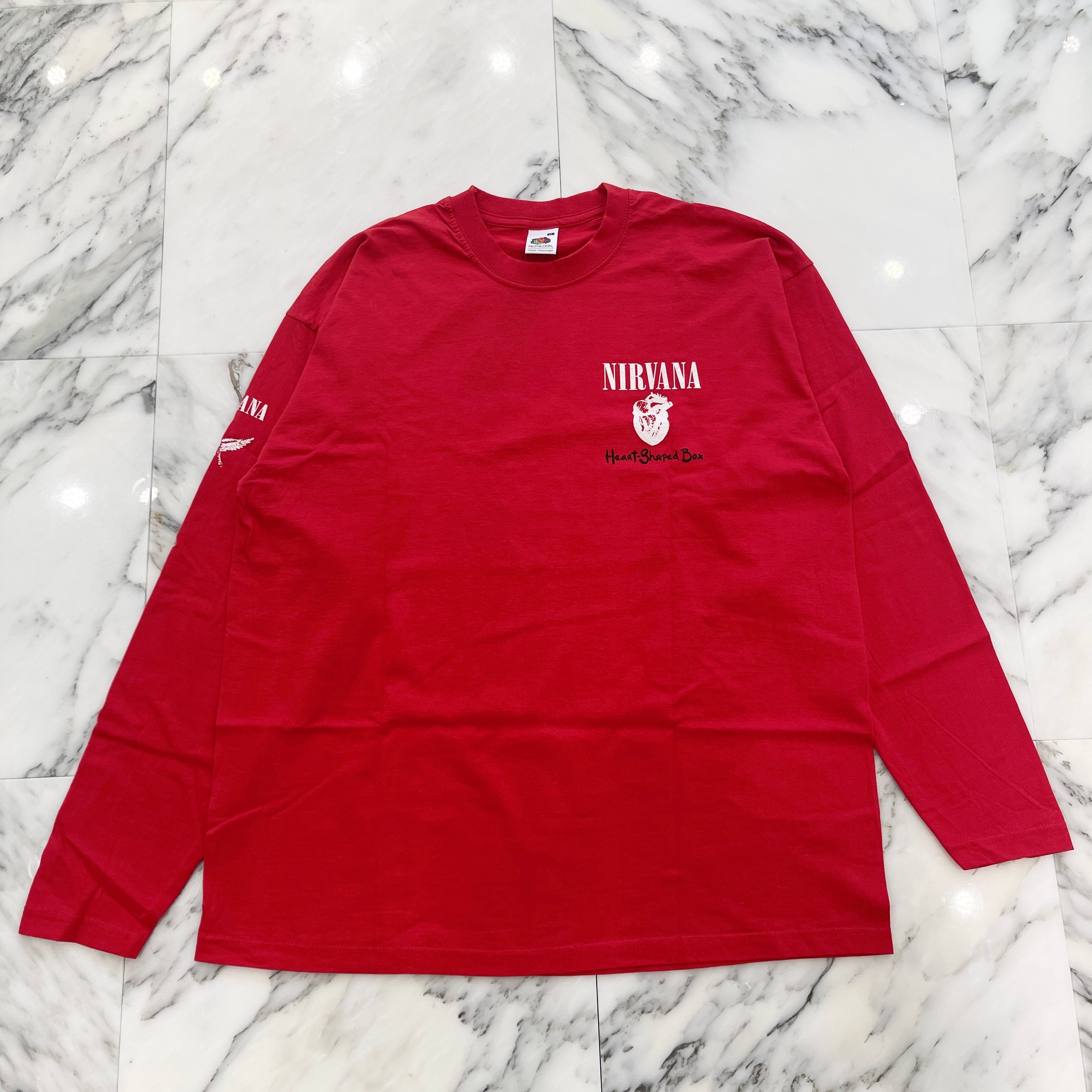 Vintage 00's FRUIT OF THE LOOM NIRVANA ''Heart-Shaped Box'' L/S Tee Size XL 2000年 フルーツオブザルーム ニルヴァーナ "ハート-シェイプド-ボックス" ロングスリーブTシャツ サイズXL