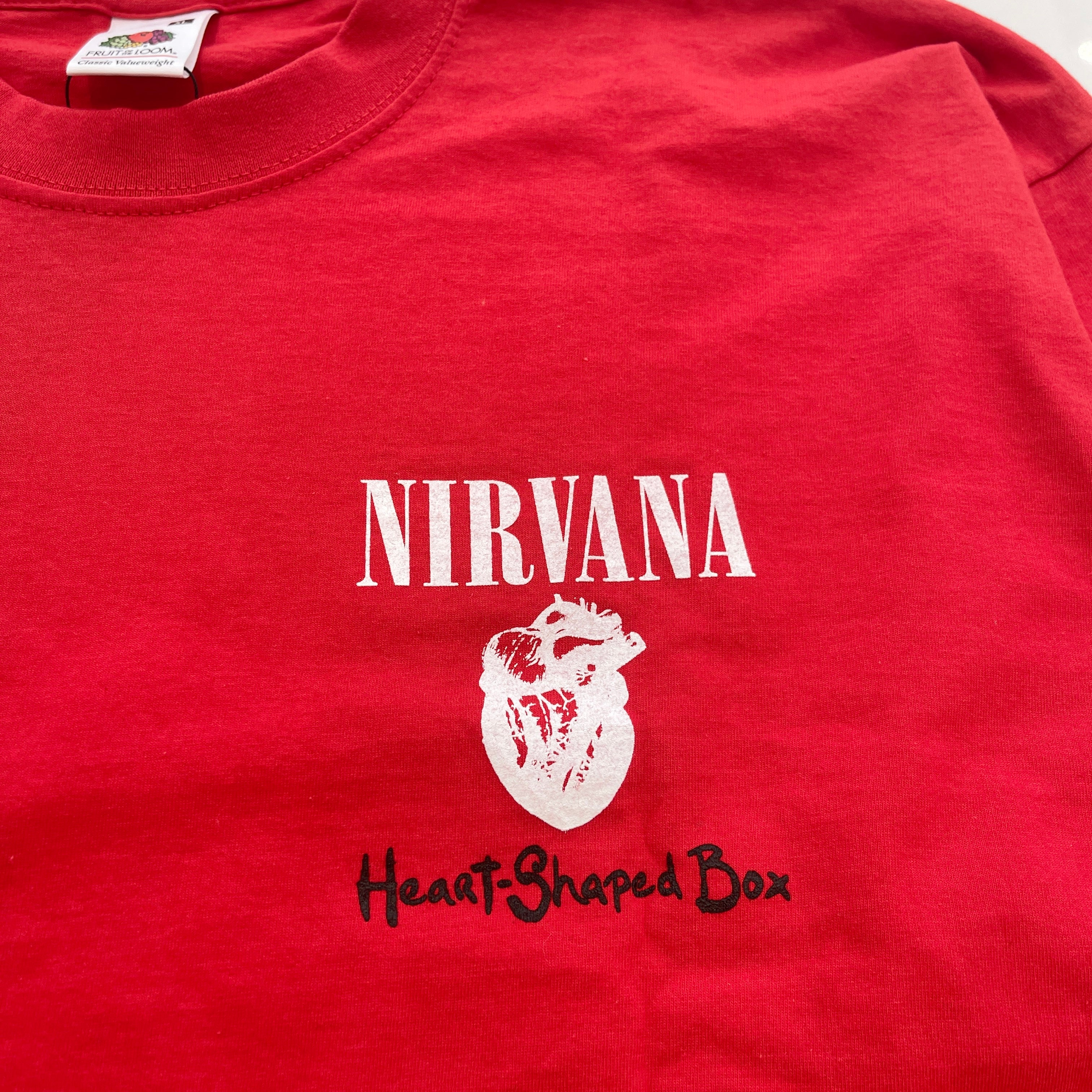 Vintage 00's FRUIT OF THE LOOM NIRVANA ''Heart-Shaped Box'' L/S Tee Size XL 2000年 フルーツオブザルーム ニルヴァーナ "ハート-シェイプド-ボックス" ロングスリーブTシャツ サイズXL