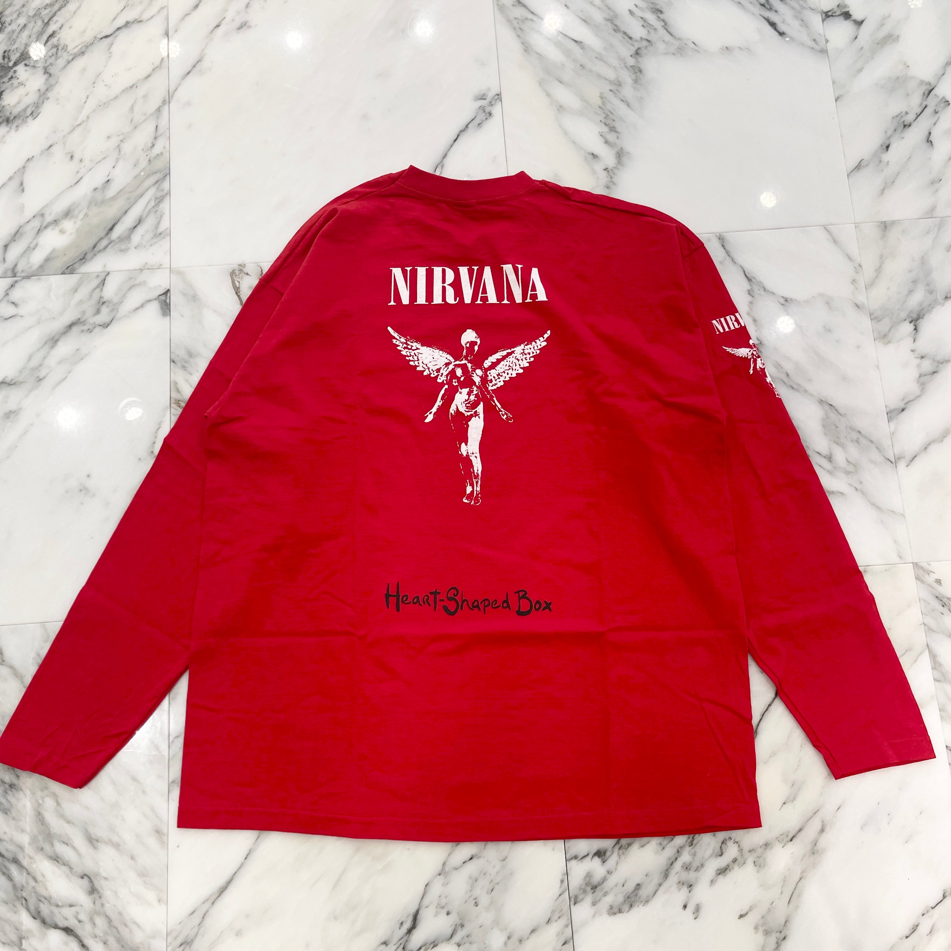 Vintage 00's FRUIT OF THE LOOM NIRVANA ''Heart-Shaped Box'' L/S Tee Size XL 2000年 フルーツオブザルーム ニルヴァーナ "ハート-シェイプド-ボックス" ロングスリーブTシャツ サイズXL