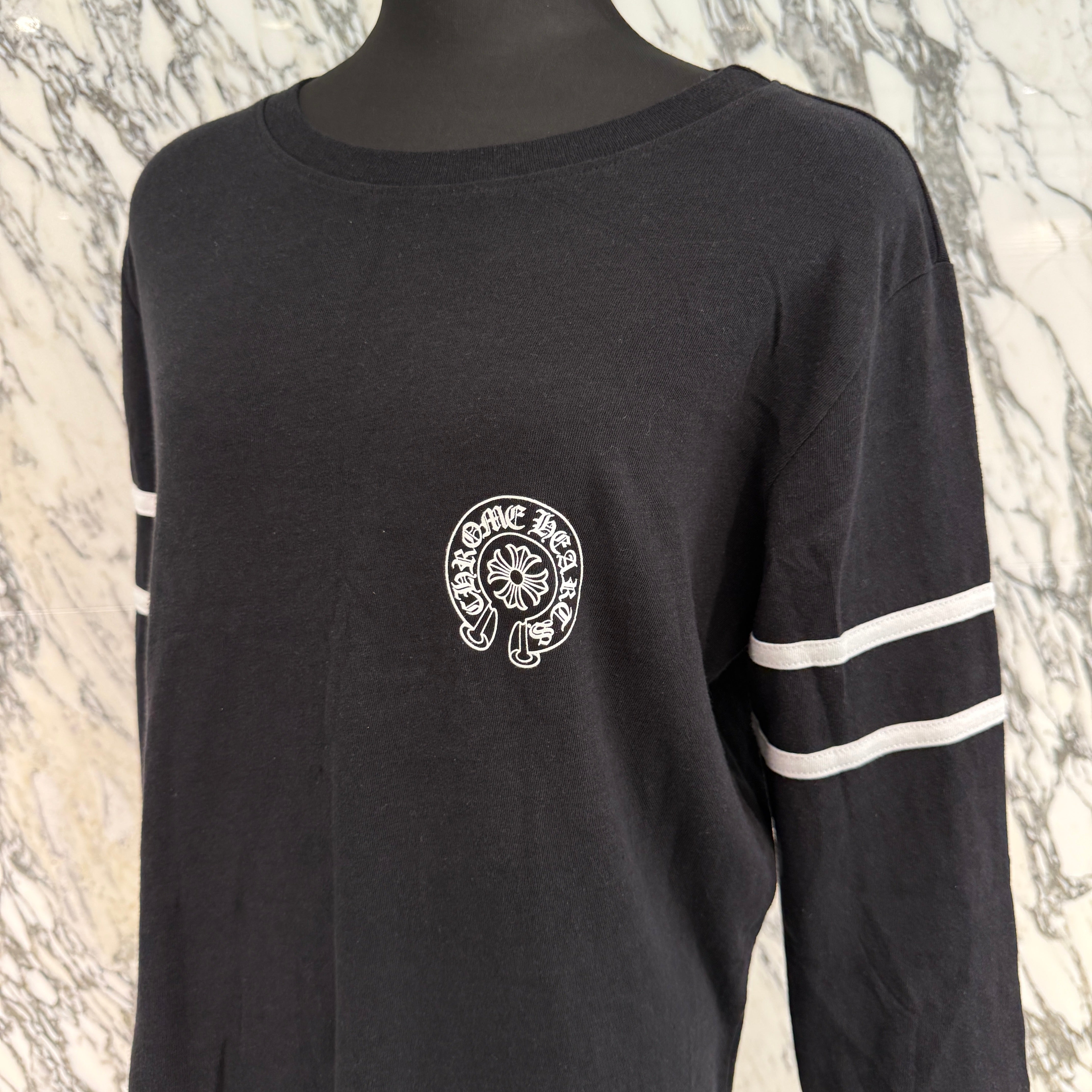 CHROME HEARTS 33 Horseshoe Long Sleeve Tee Size L クロム