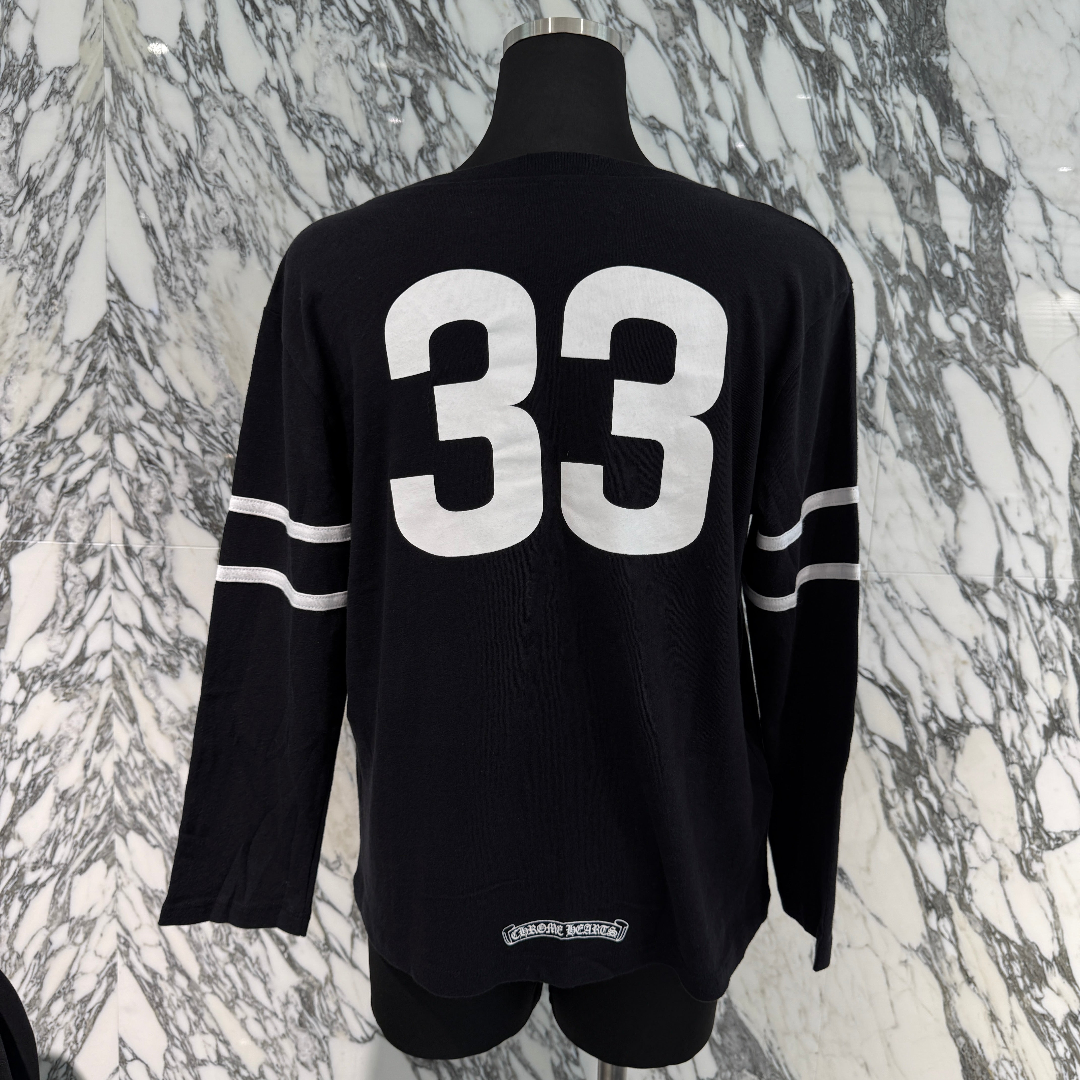 CHROME HEARTS 33 Horseshoe Long Sleeve Tee Size L クロム