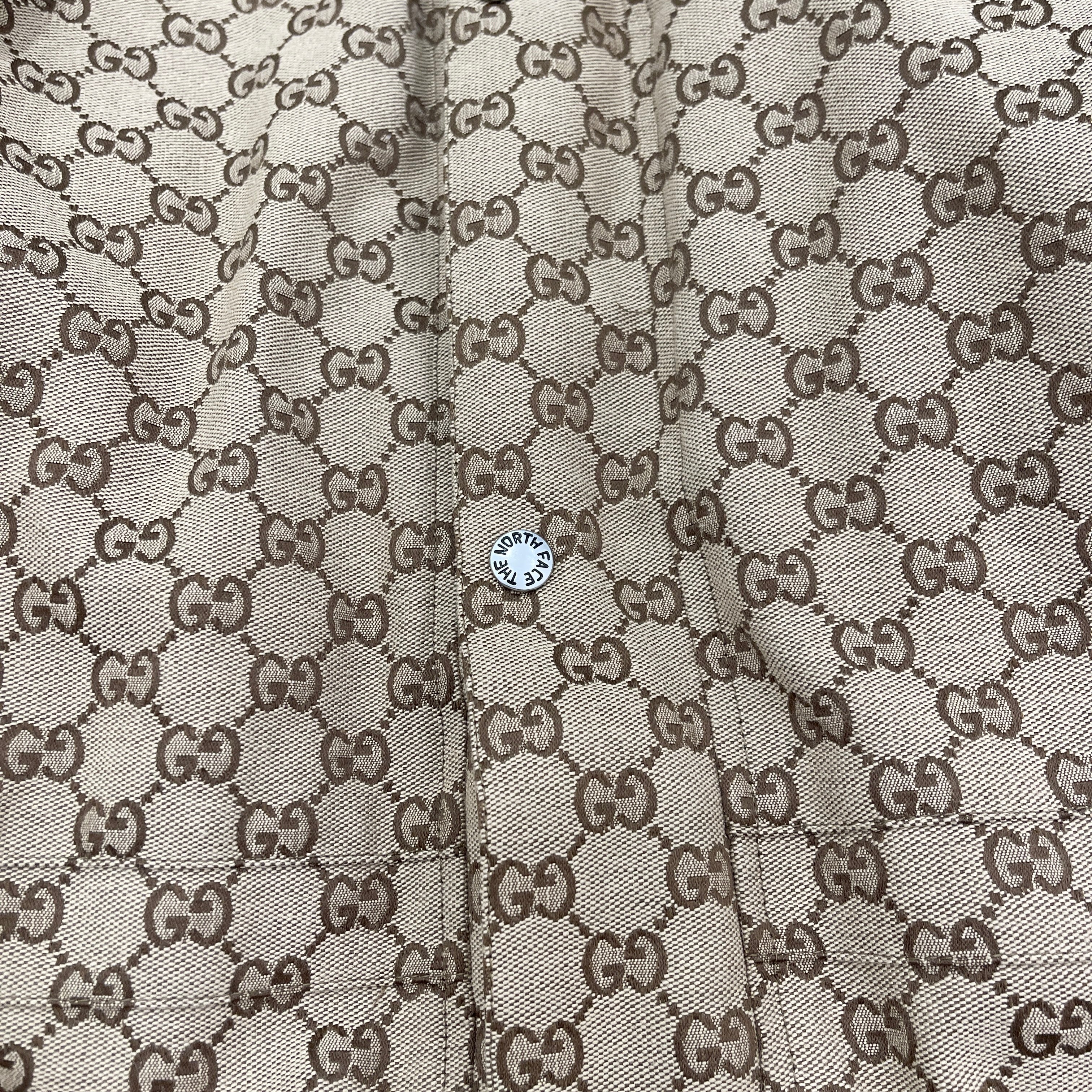 GUCCI × THE NORTH FACE 2021AW GG CANVAS Down Jacket 670769 Z28APW