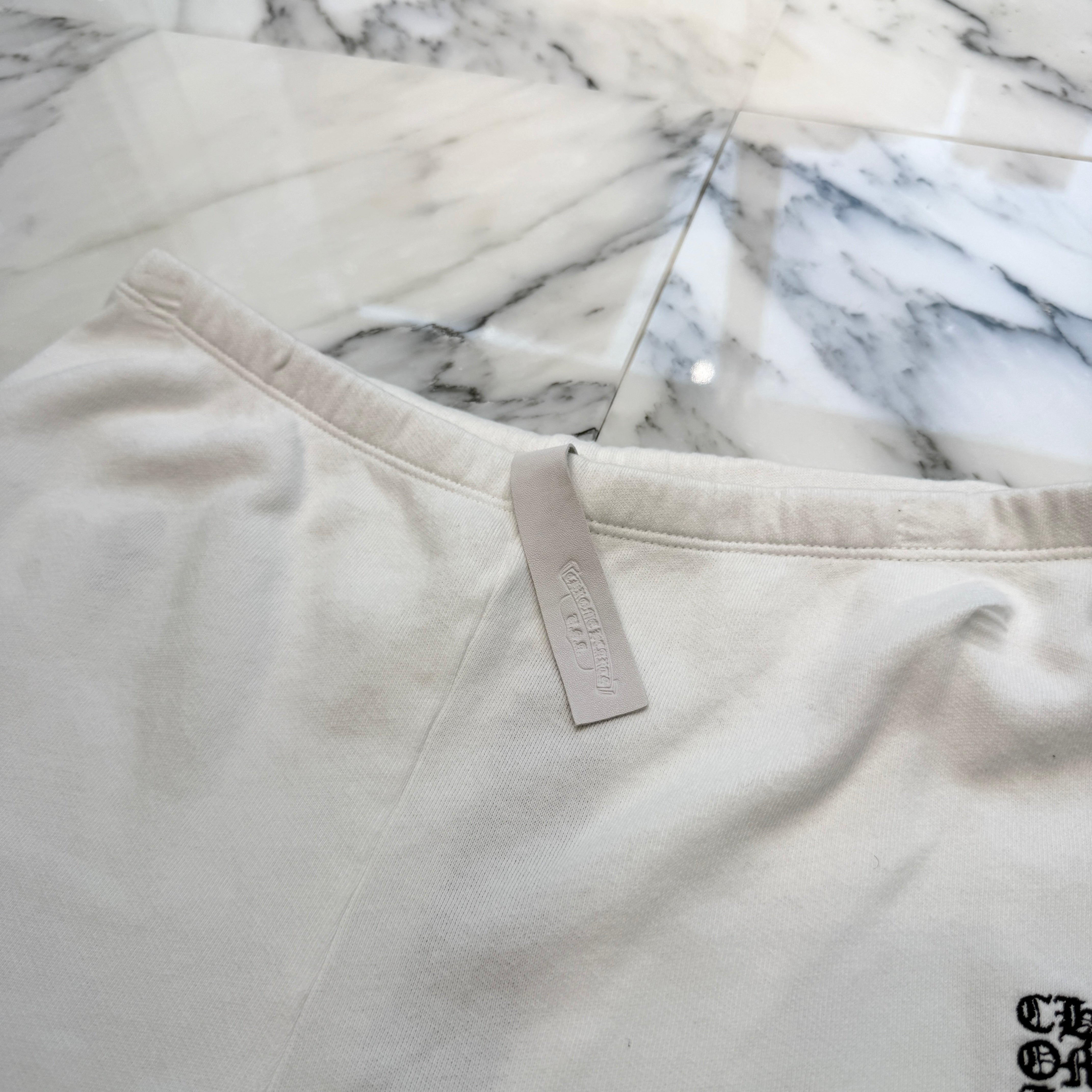 CHROME HEARTS Y NOT Vertical Logo Cross Embroidery Shorts Size M クロムハーツ ワイノット バーティカルロゴ クロス刺繍 ショーツ サイズM