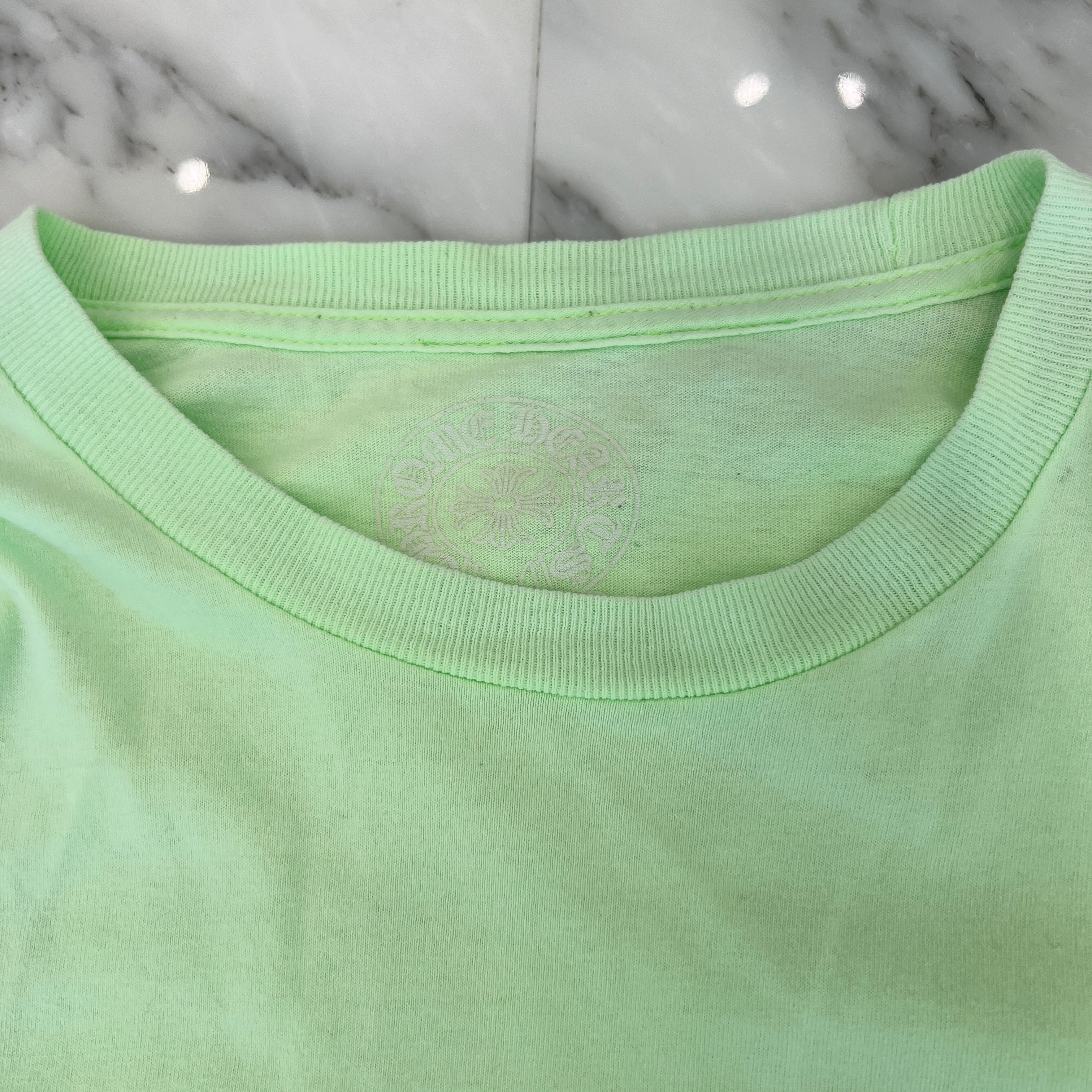 CHROME HEARTS Vertical Logo Flame Plus Pocket Long Sleeve Tee Size L クロムハーツ ヴァーティカルロゴ フレームプラスポケットロングスリーブ Tシャツ サイズL