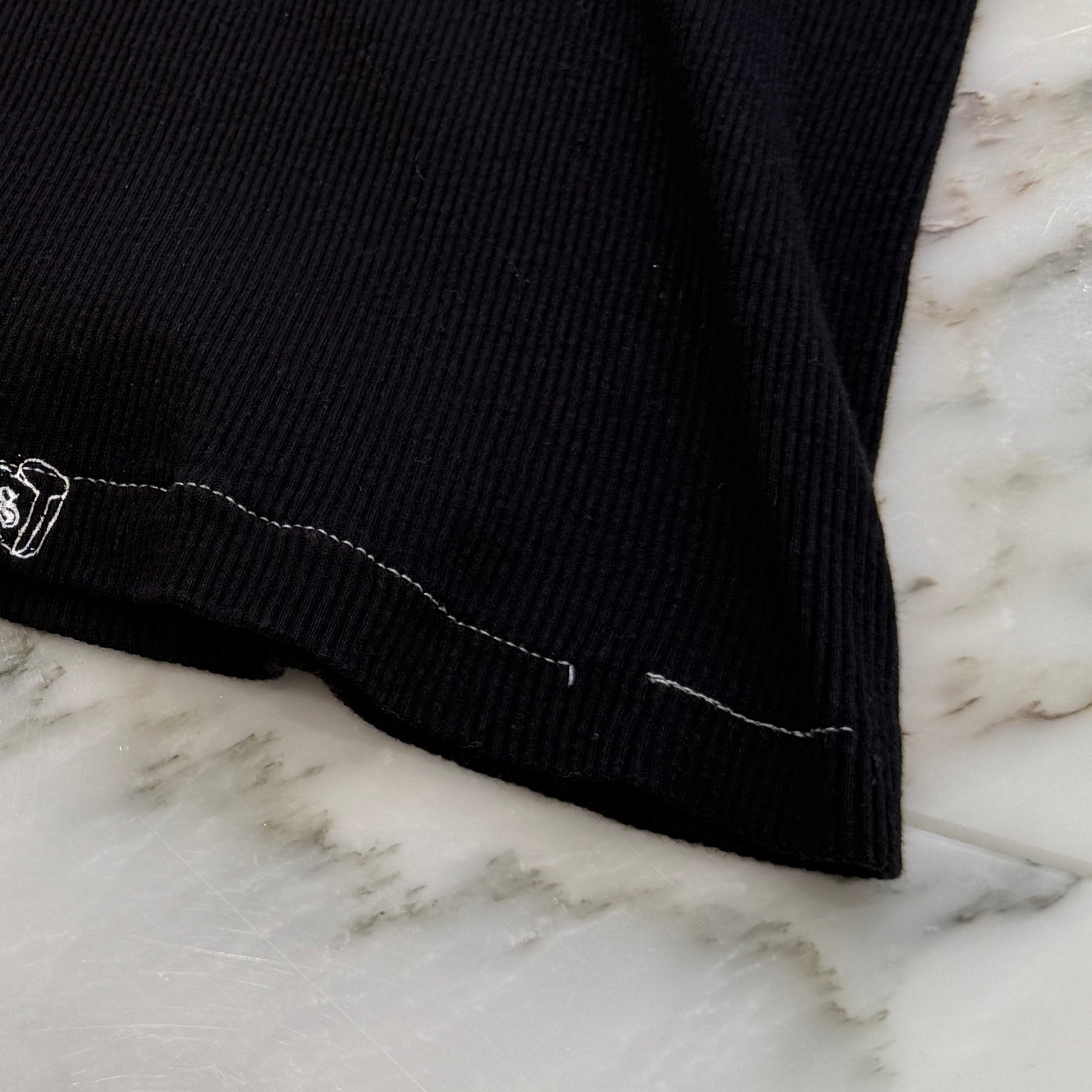 CHROME HEARTS Vertical Logo Back Cross Print Tank Top Size M クロムハーツ ヴァーティカルロゴ バッククロスプリント タンクトップ サイズM