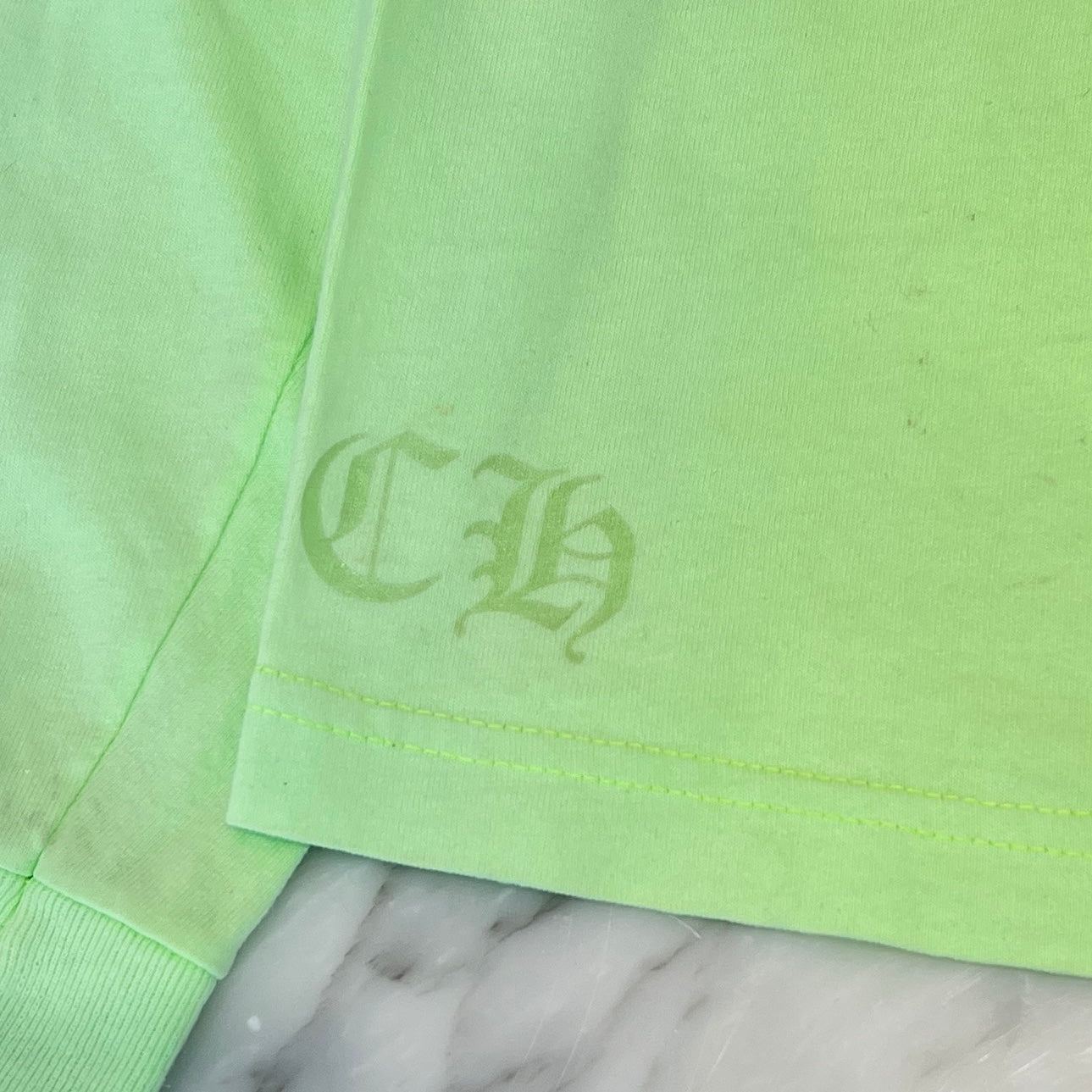 CHROME HEARTS Vertical Logo Flame Plus Pocket Long Sleeve Tee Size L クロムハーツ ヴァーティカルロゴ フレームプラスポケットロングスリーブ Tシャツ サイズL