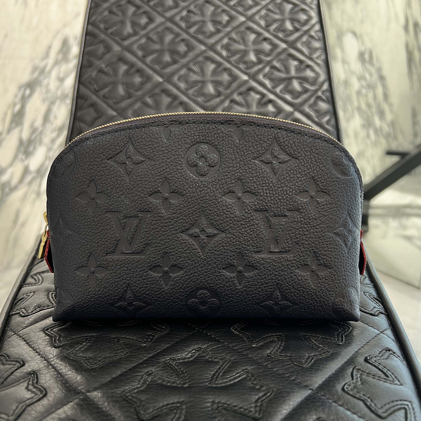 LOUIS VUITTON Monogram Empreinte Pochette Cosmetic PM M69413 ルイ