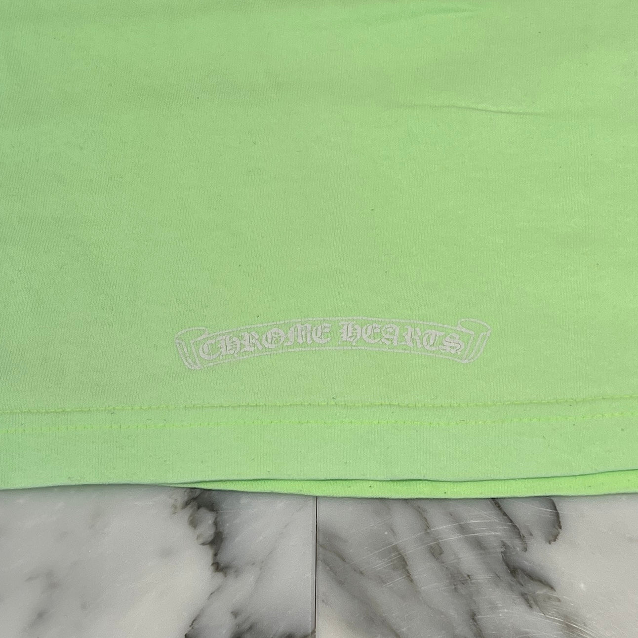 CHROME HEARTS Vertical Logo Flame Plus Pocket Long Sleeve Tee Size L クロムハーツ ヴァーティカルロゴ フレームプラスポケットロングスリーブ Tシャツ サイズL