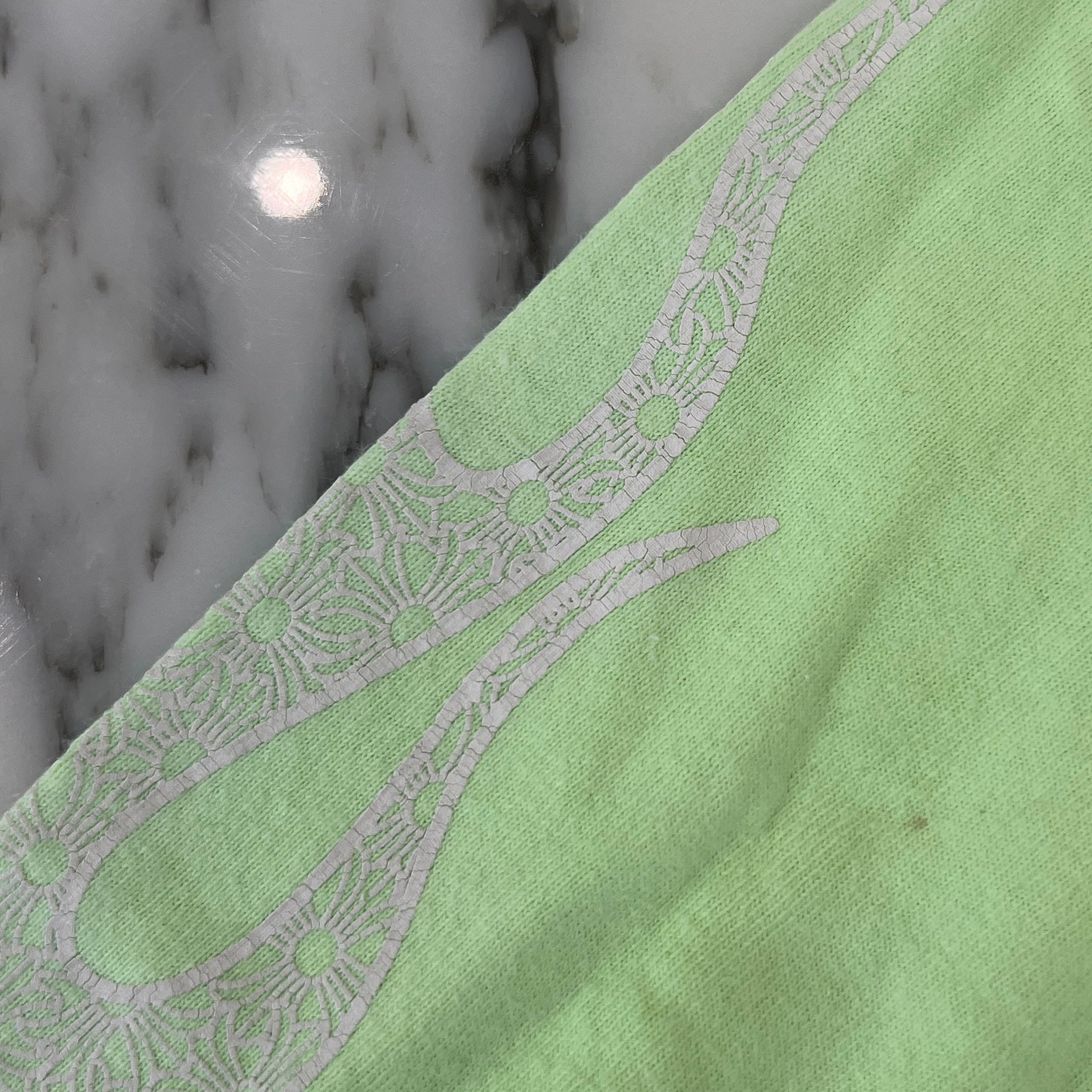 CHROME HEARTS Vertical Logo Flame Plus Pocket Long Sleeve Tee Size L クロムハーツ ヴァーティカルロゴ フレームプラスポケットロングスリーブ Tシャツ サイズL