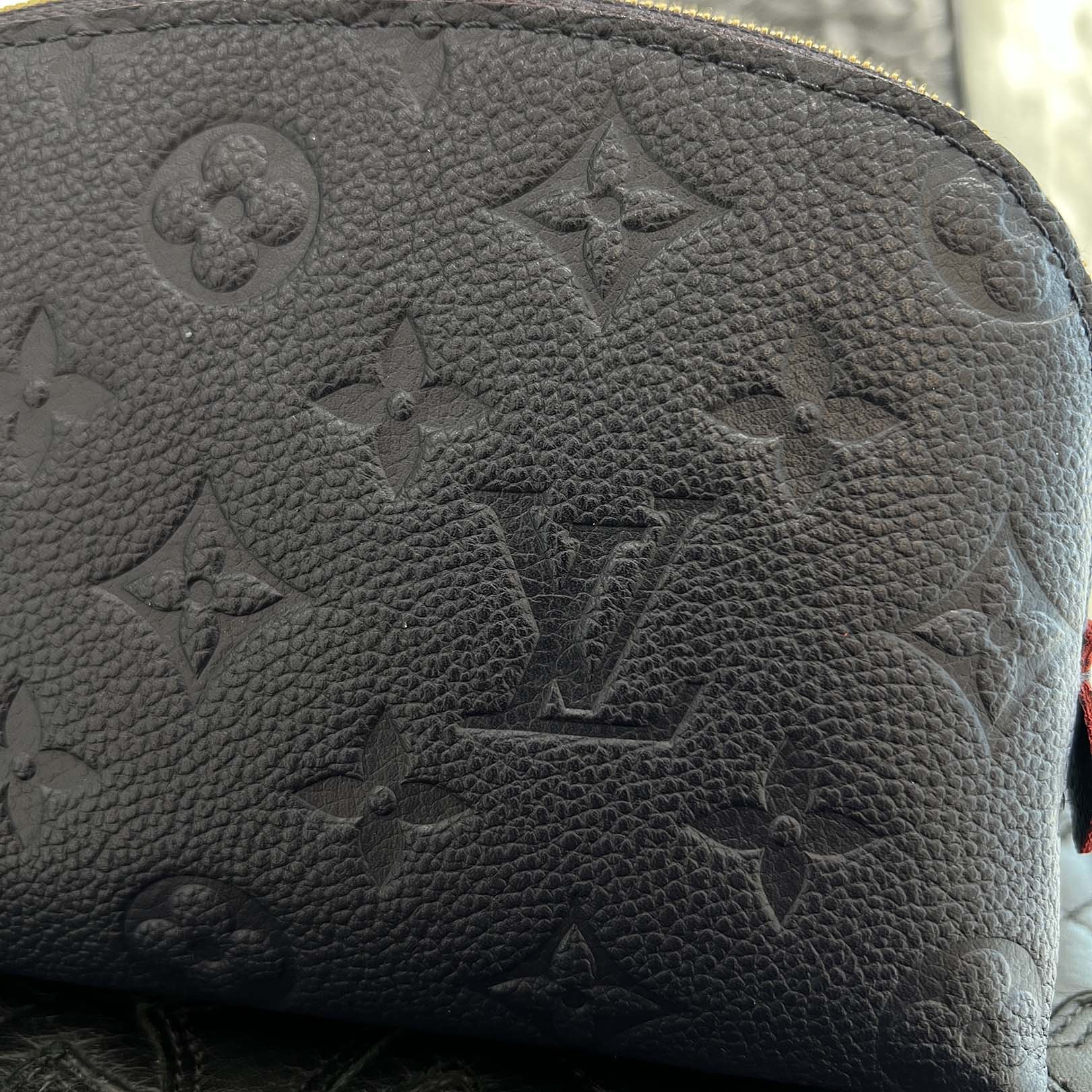 LOUIS VUITTON Monogram Empreinte Pochette Cosmetic PM M69413 ルイヴィトン モノグラム アンプラントポシェット・コスメティック PM