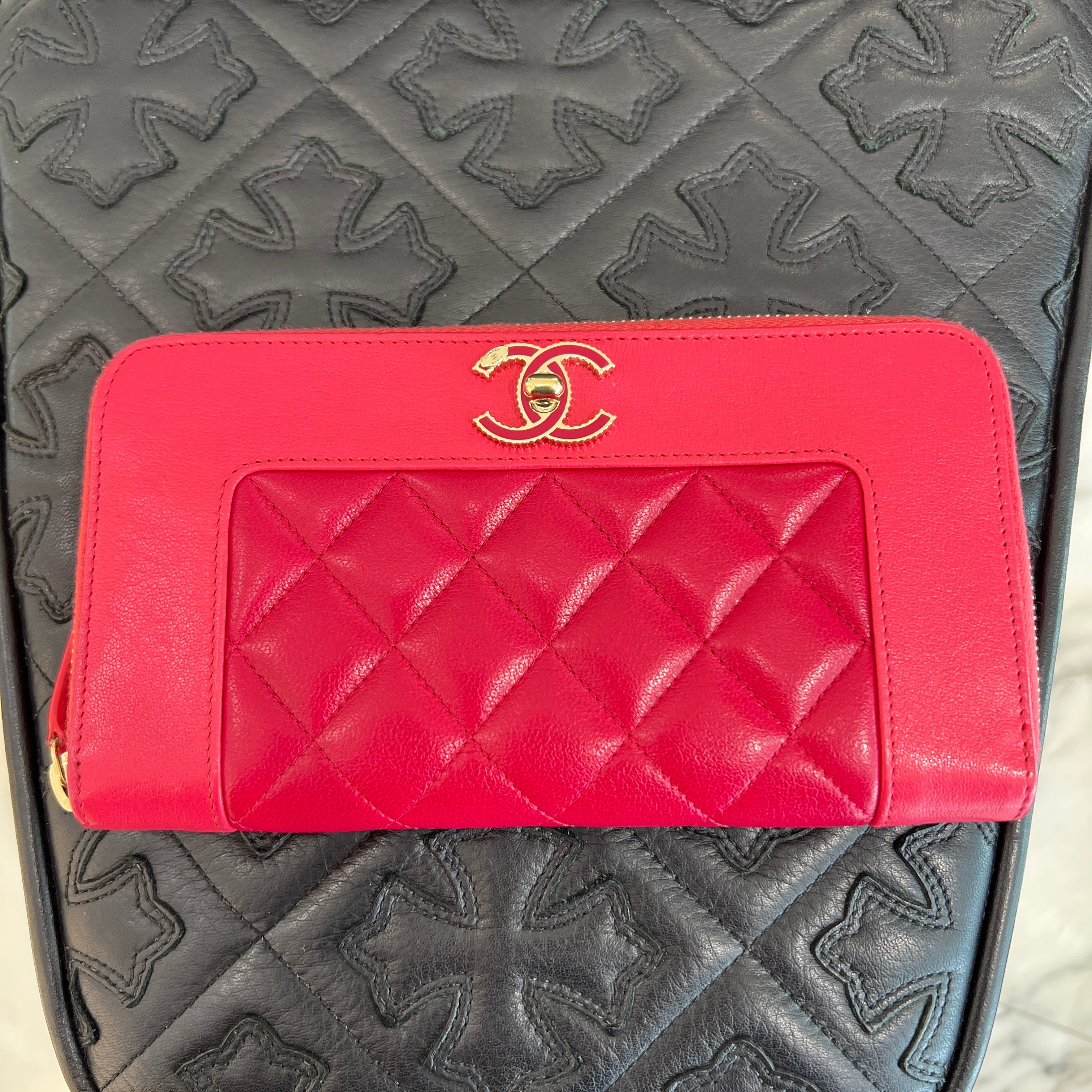 CHANEL Coco Mark Mademoiselle Vintage Round Zipper Long Wallet A80969 シャネル ココマーク マドモアゼル ヴィンテージ ラウンドジッパー ロングウォレット