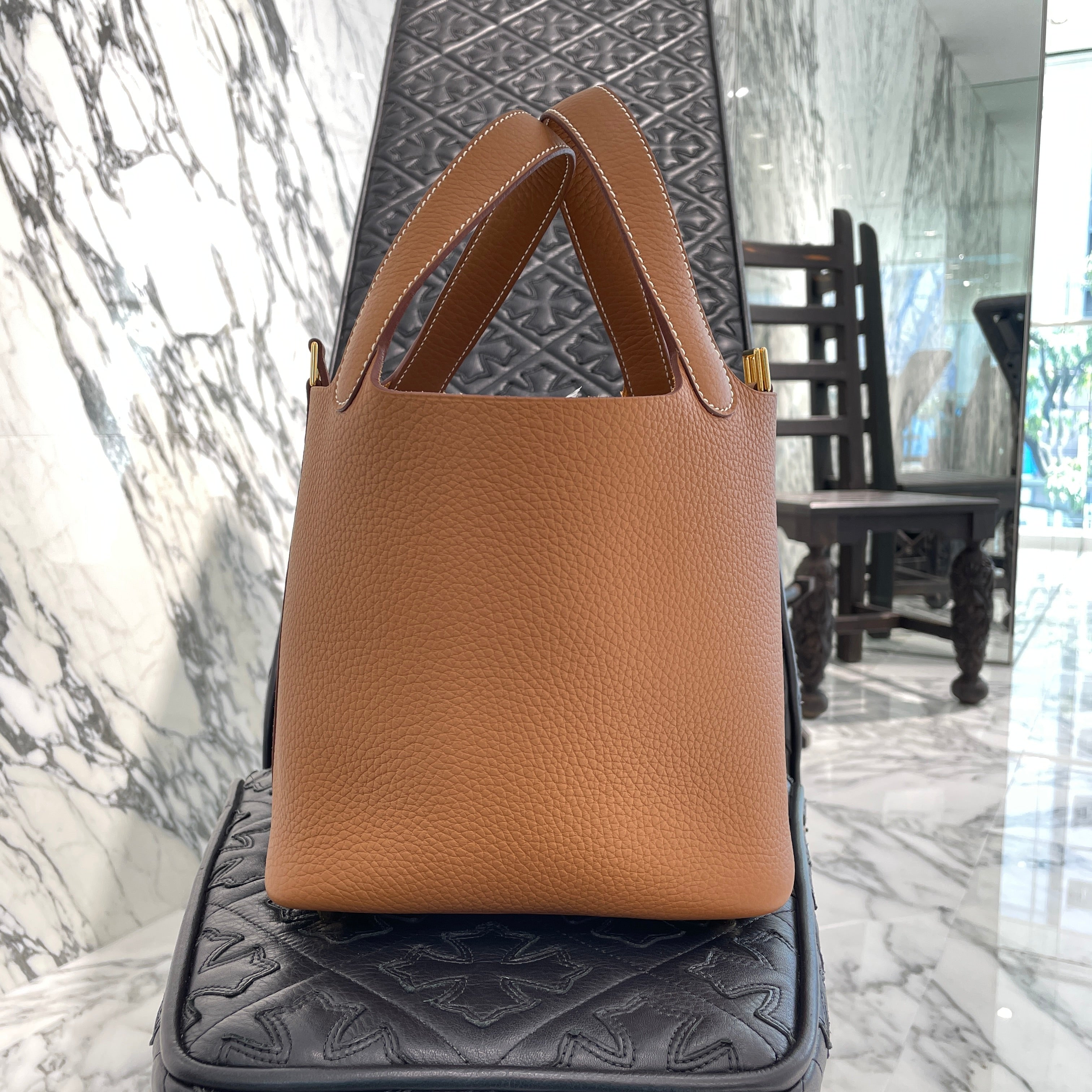 HERMES Picotin Lock PM "Fauve" W刻印 エルメス ピコタンロック "フォーヴ" W刻印