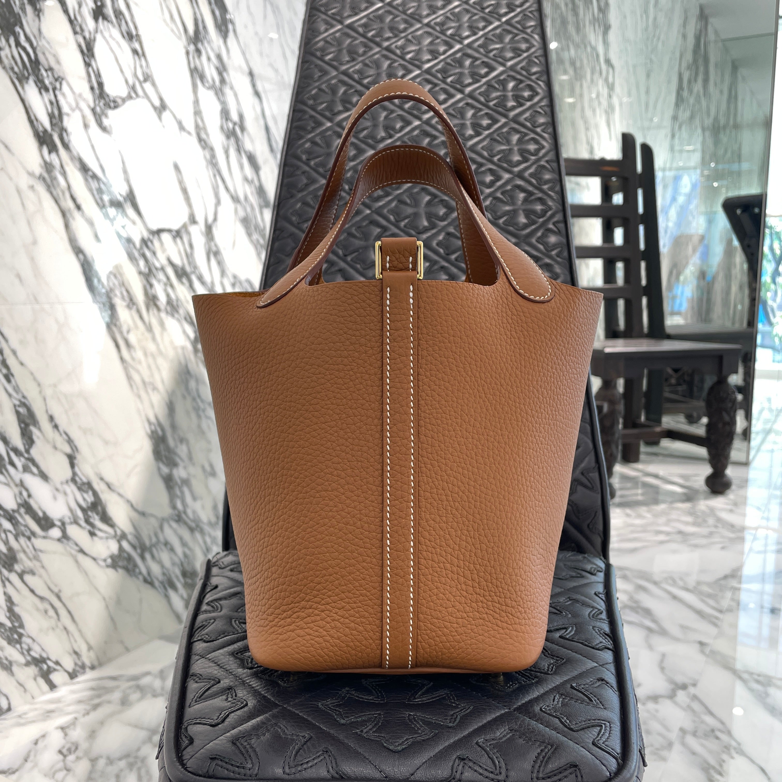 HERMES Picotin Lock PM "Fauve" W刻印 エルメス ピコタンロック "フォーヴ" W刻印