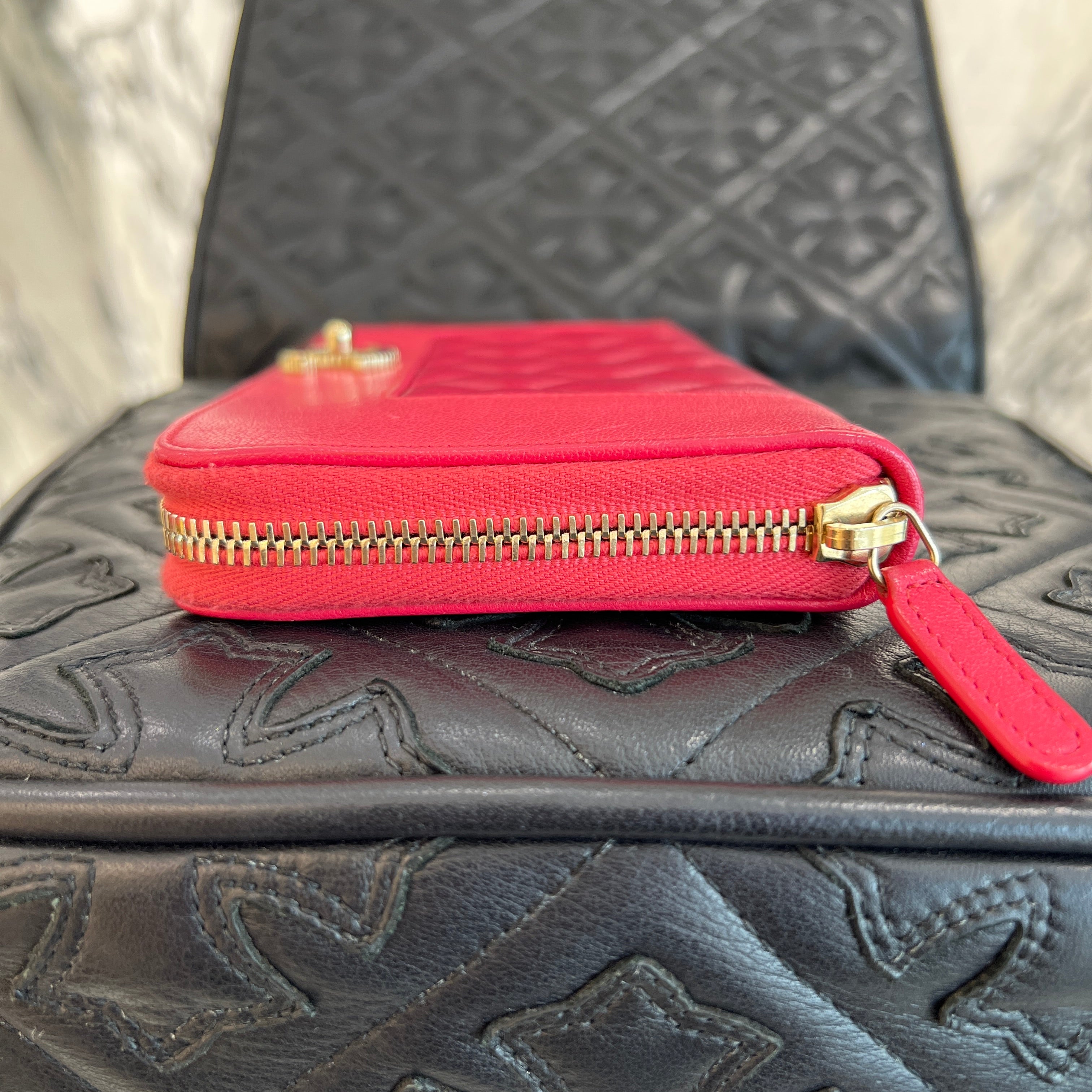 CHANEL Coco Mark Mademoiselle Vintage Round Zipper Long Wallet A80969 シャネル ココマーク マドモアゼル ヴィンテージ ラウンドジッパー ロングウォレット