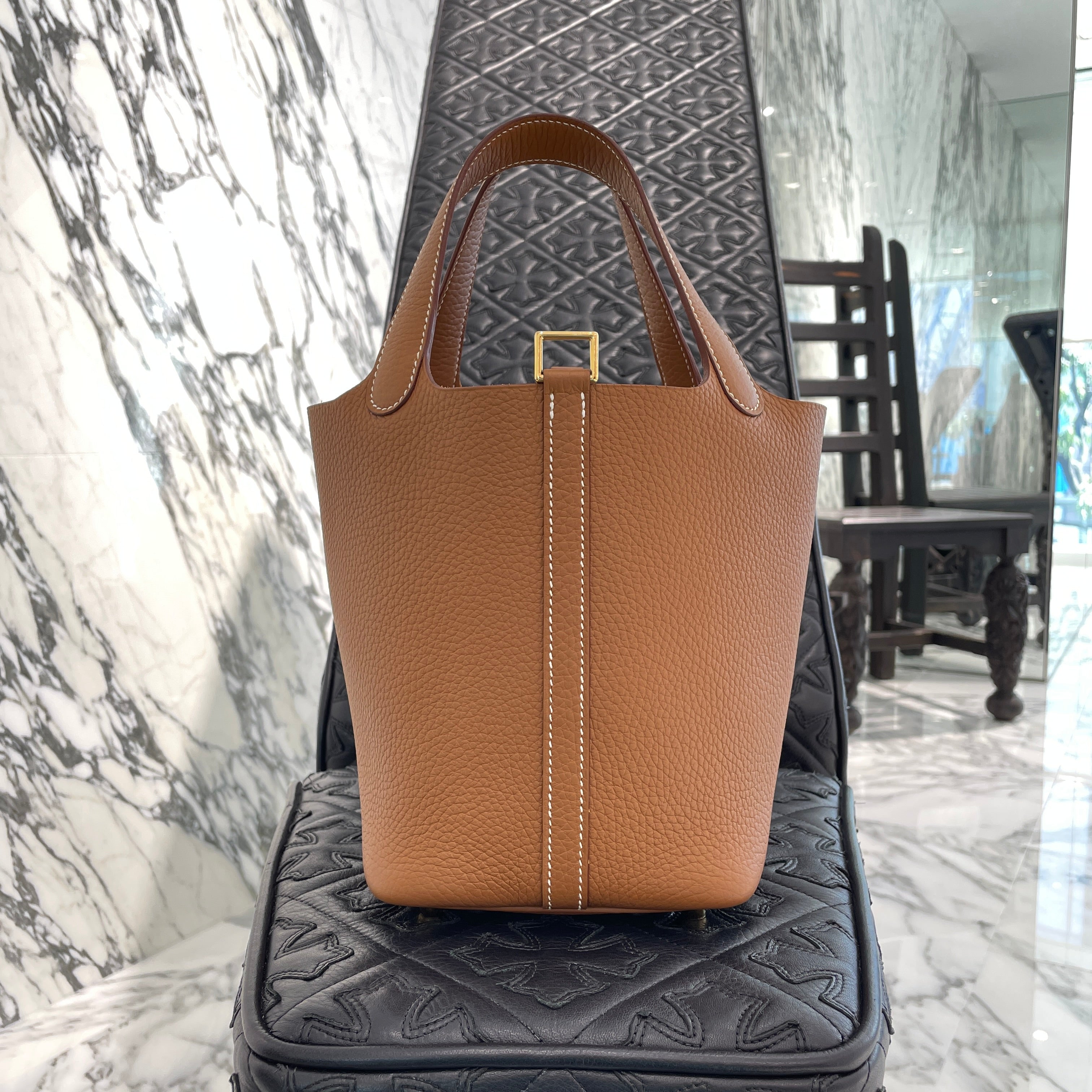 HERMES Picotin Lock PM "Fauve" W刻印 エルメス ピコタンロック "フォーヴ" W刻印