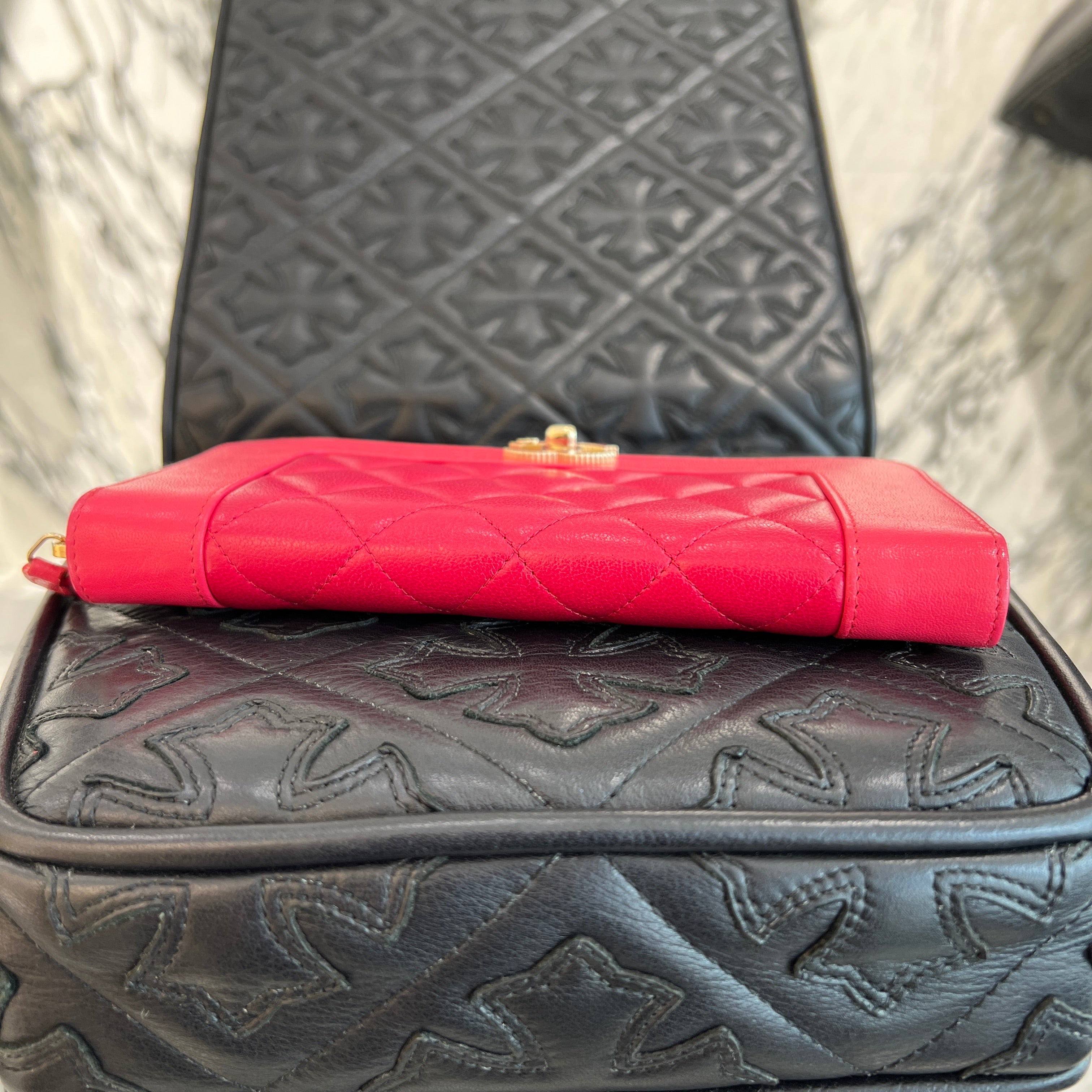 CHANEL Coco Mark Mademoiselle Vintage Round Zipper Long Wallet A80969 シャネル ココマーク マドモアゼル ヴィンテージ ラウンドジッパー ロングウォレット