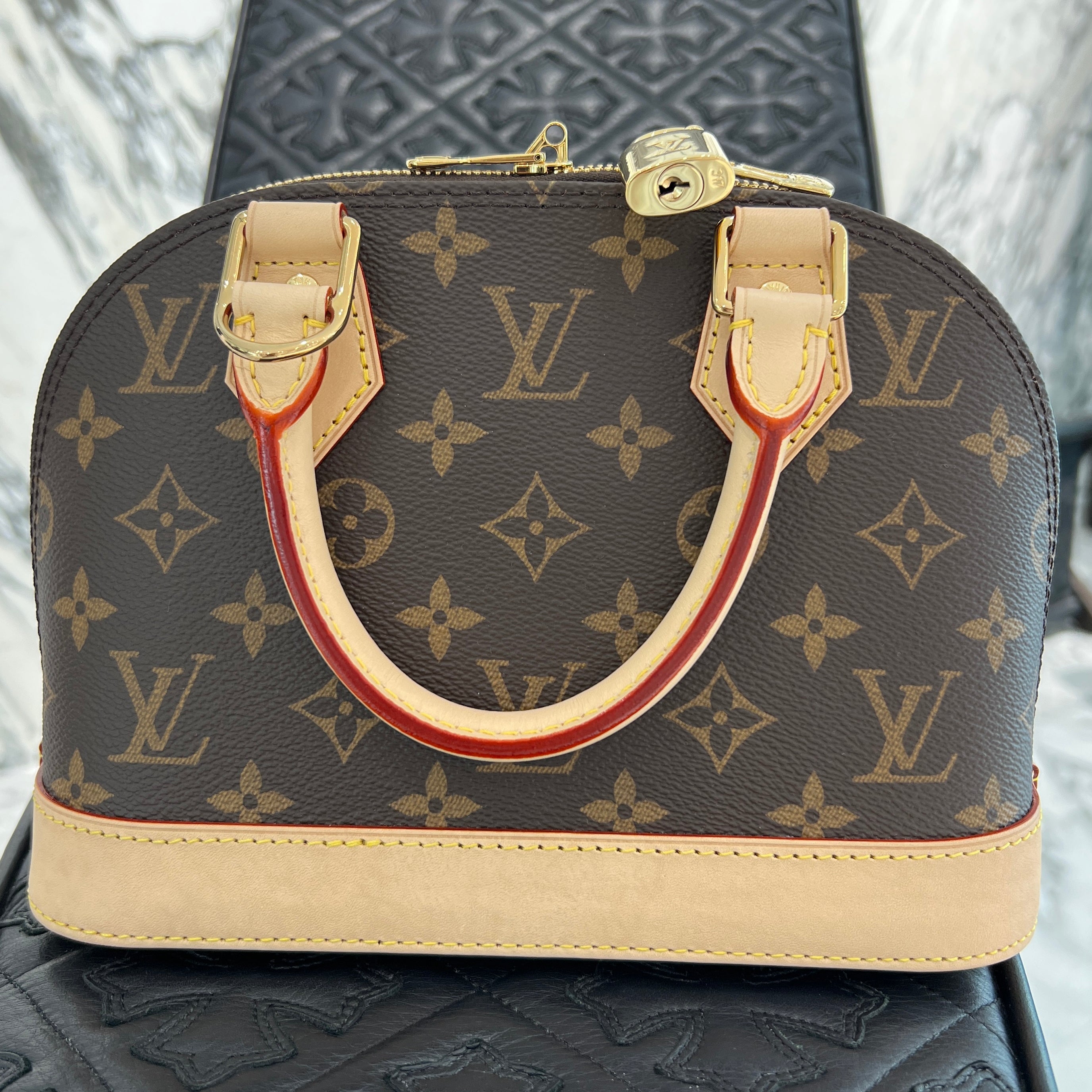 LOUIS VUITTON Alma BB Monogram 2 Way Bag M46990 ルイヴィトン アルマBB モノグラム 2WAY バッグ
