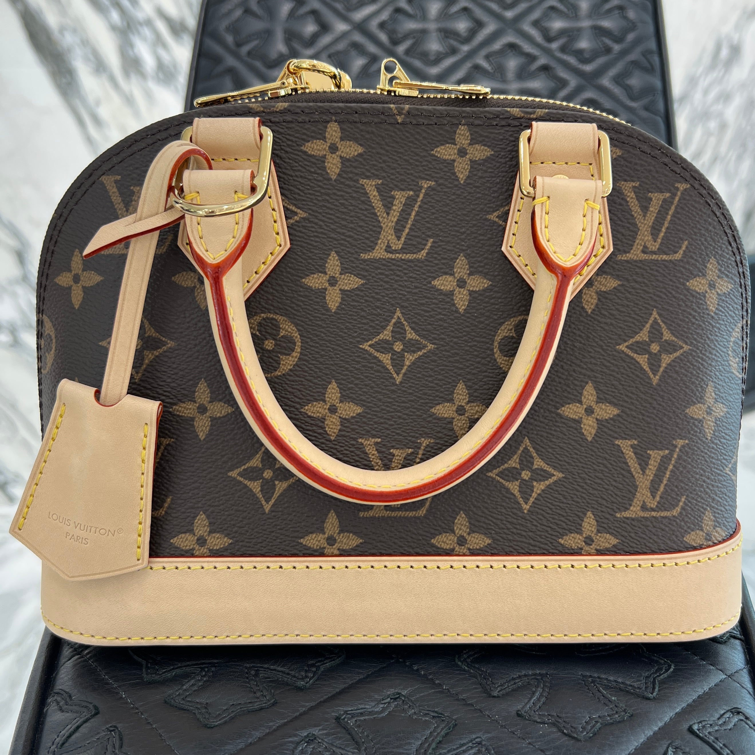 LOUIS VUITTON Alma BB Monogram 2 Way Bag M46990 ルイヴィトン アルマBB モノグラム 2WAY バッグ