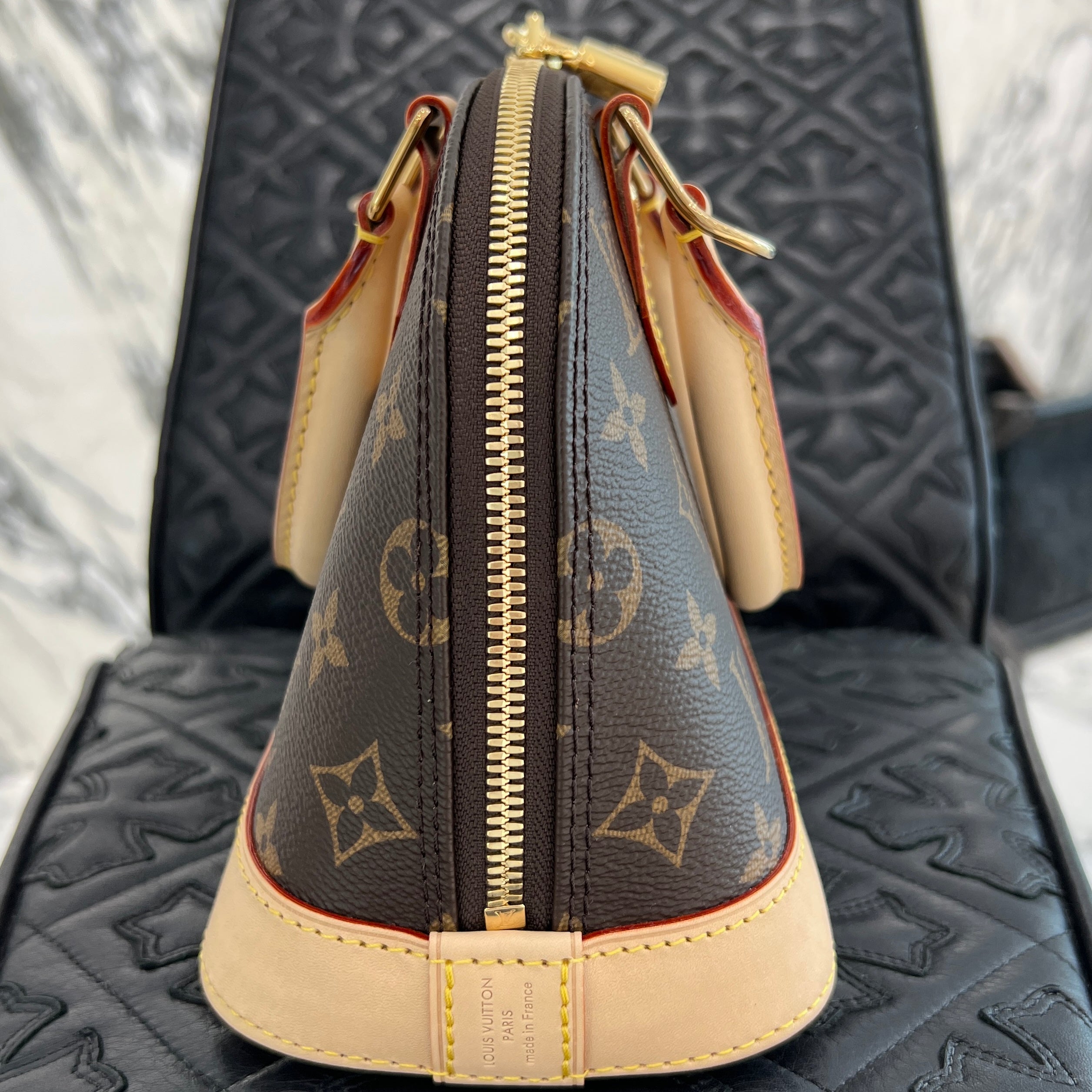 LOUIS VUITTON Alma BB Monogram 2 Way Bag M46990 ルイヴィトン
