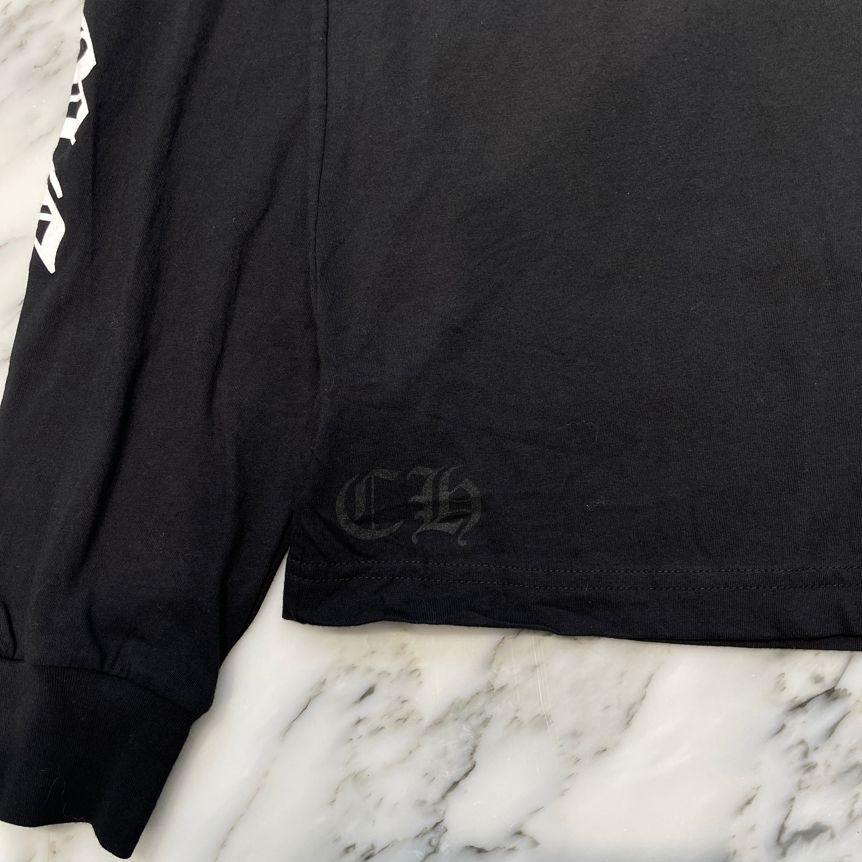 CHROME HEARTS Neck Logo Long Sleeve Tee Size L クロムハーツ ネックロゴ ロングスリーブTシャツ サイズL