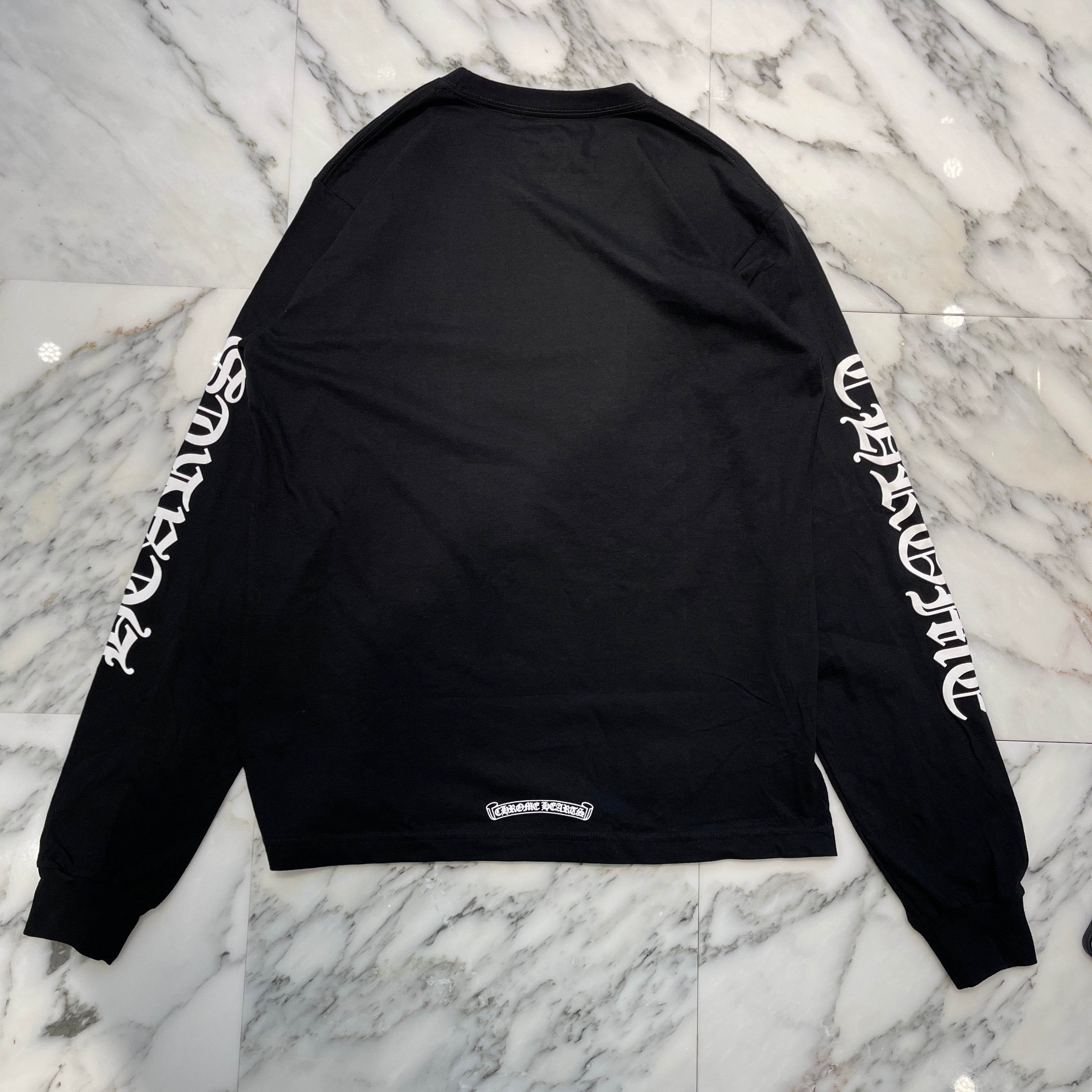CHROME HEARTS 長袖シャツ X-LARGE ブラック