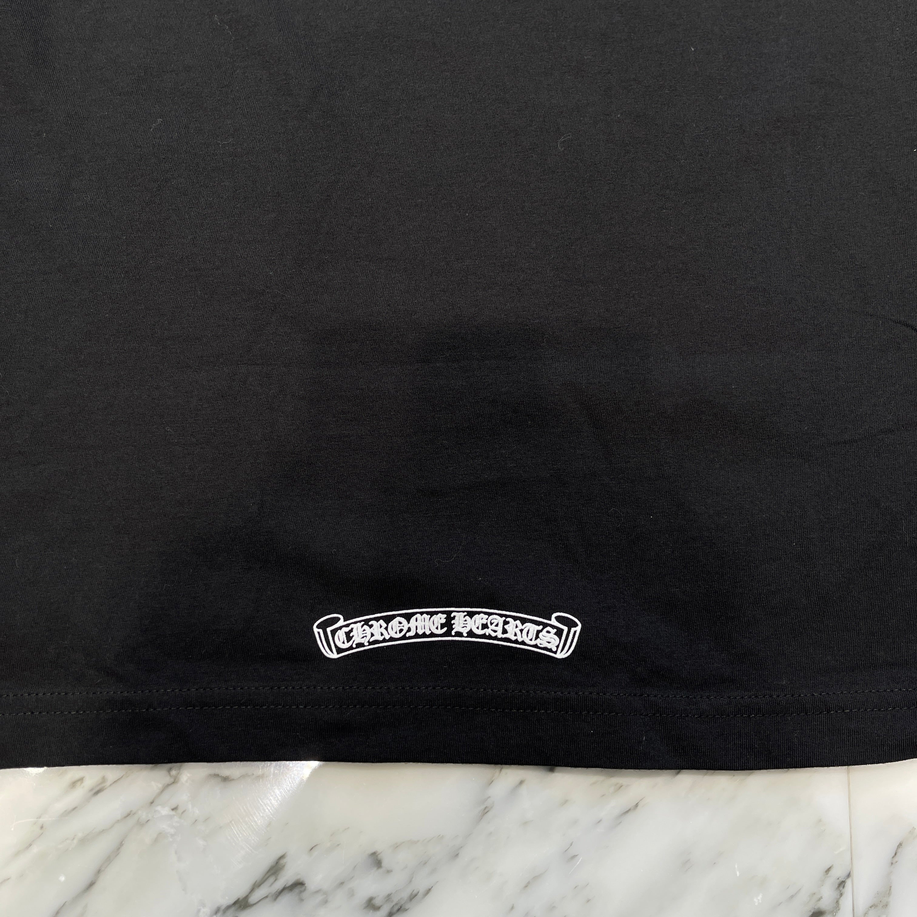 CHROME HEARTS Neck Logo Long Sleeve Tee Size L クロムハーツ ネックロゴ ロングスリーブTシャツ サイズL