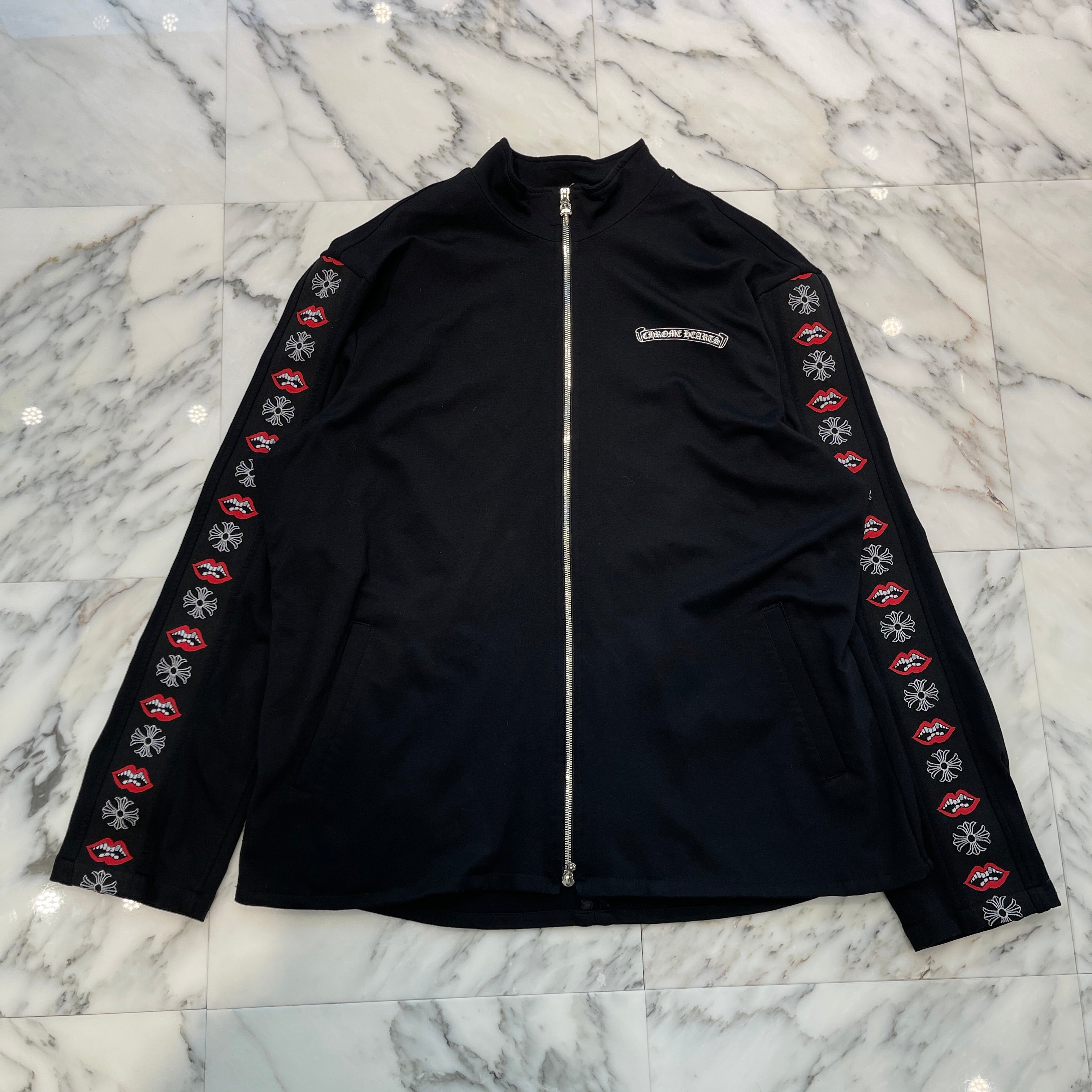 CHROME HEARTS × MATTY BOY Chomper CH Plus Arm Logo Track Jacket Size XXL クロムハーツ × マッティボーイ チョンパー CHプラス アームロゴ トラックジャケット サイズXXL