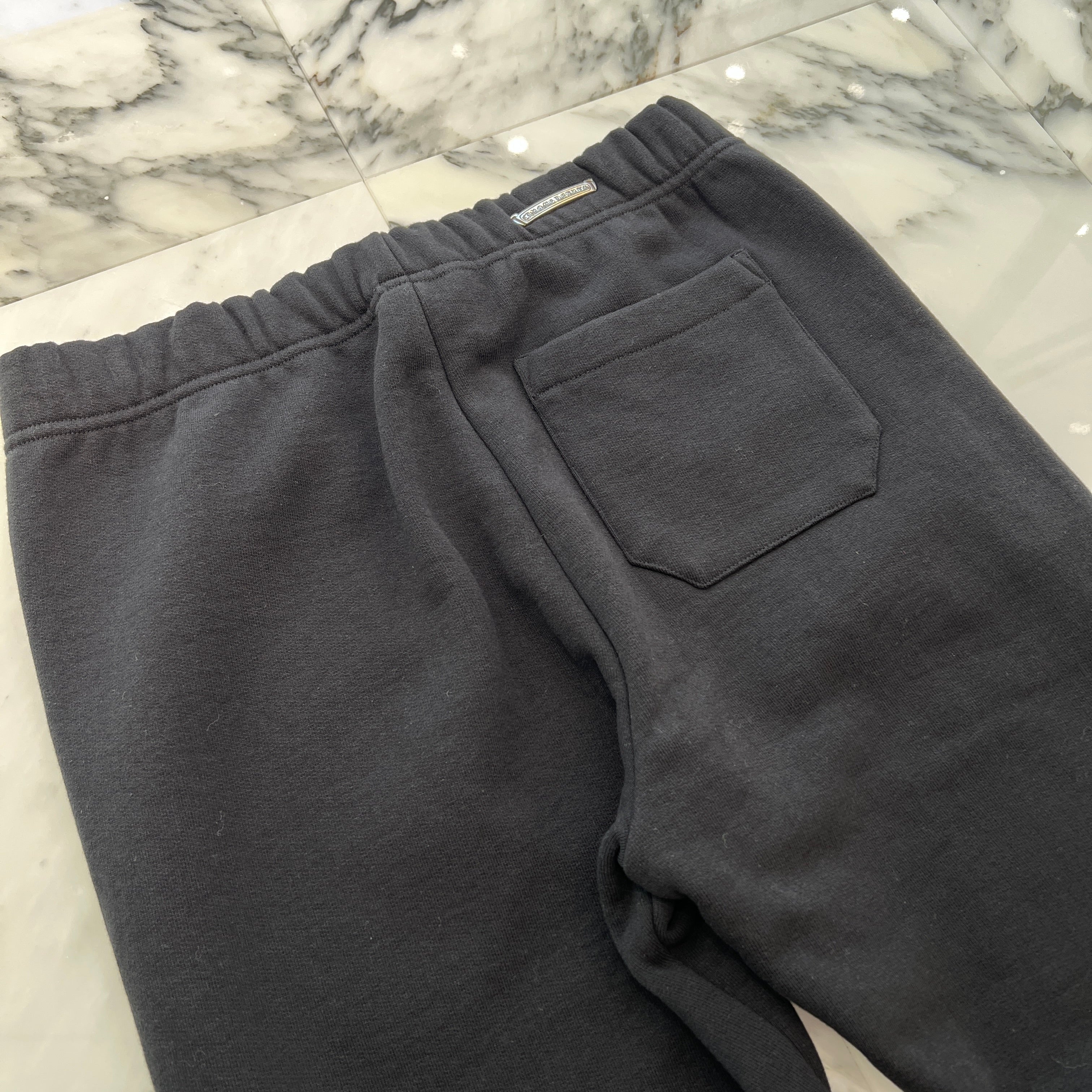 CHROME HEARTS King Taco 3 Cemetery Cross Embroidery Sweat Long Pants Size XL クロムハーツ キングタコ3セメタリークロス刺繍スウェットロングパンツ サイズXL