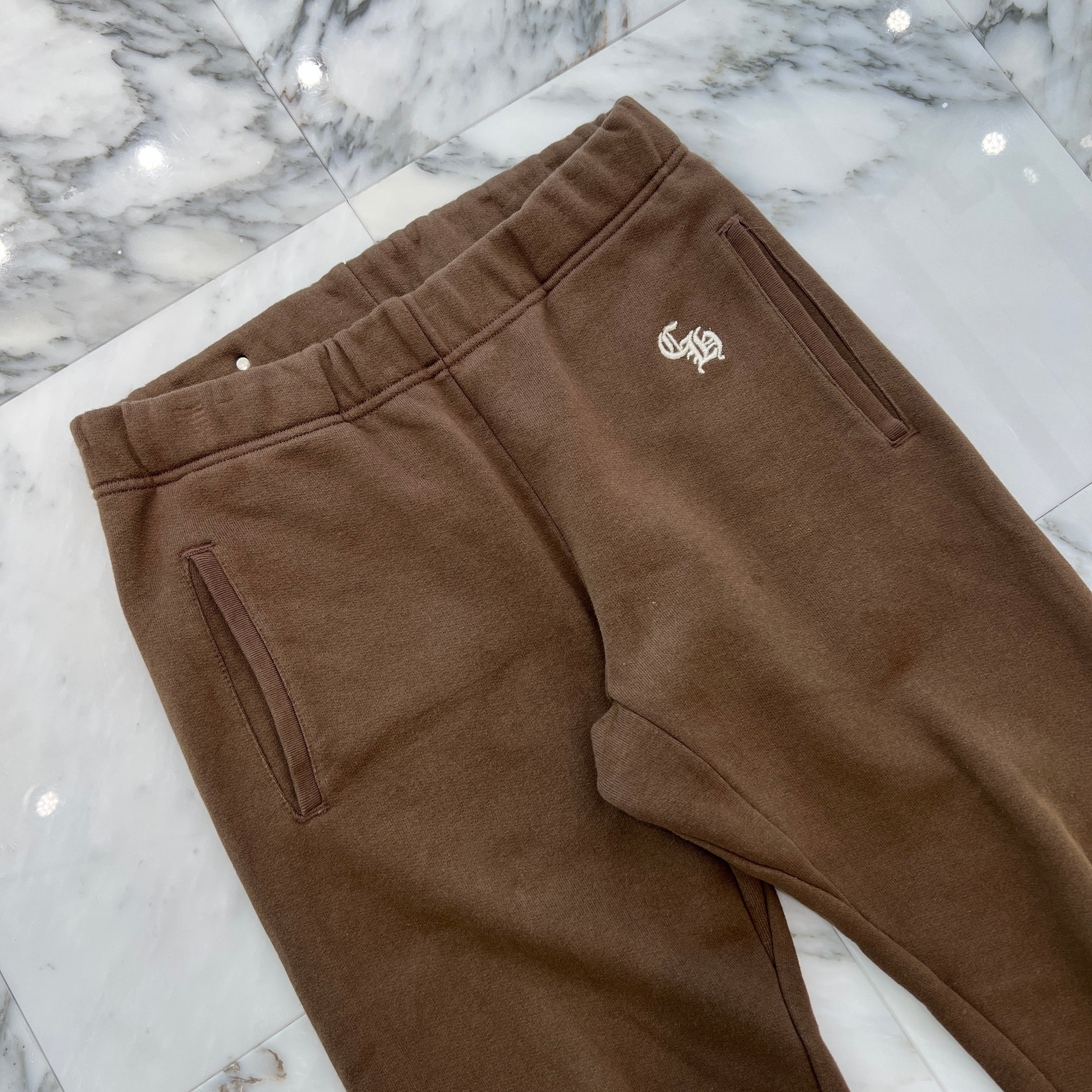 CHROME HEARTS SLO RIDE Logo Embroidery Sweat Long Pants Size S クロムハーツ スローライド ロゴ刺繍 スウェットロングパンツ サイズS