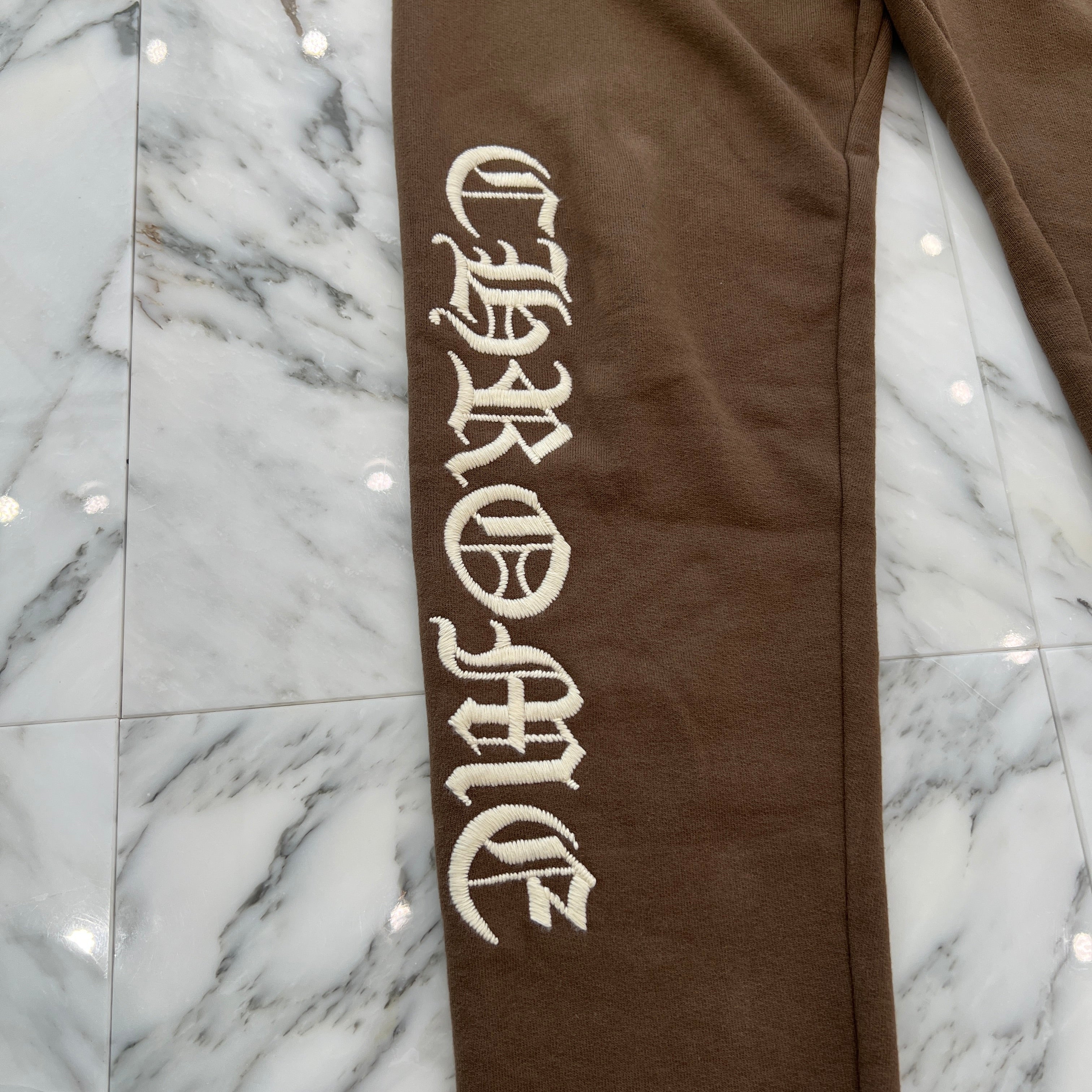 CHROME HEARTS SLO RIDE Logo Embroidery Sweat Long Pants Size S クロムハーツ スローライド ロゴ刺繍 スウェットロングパンツ サイズS