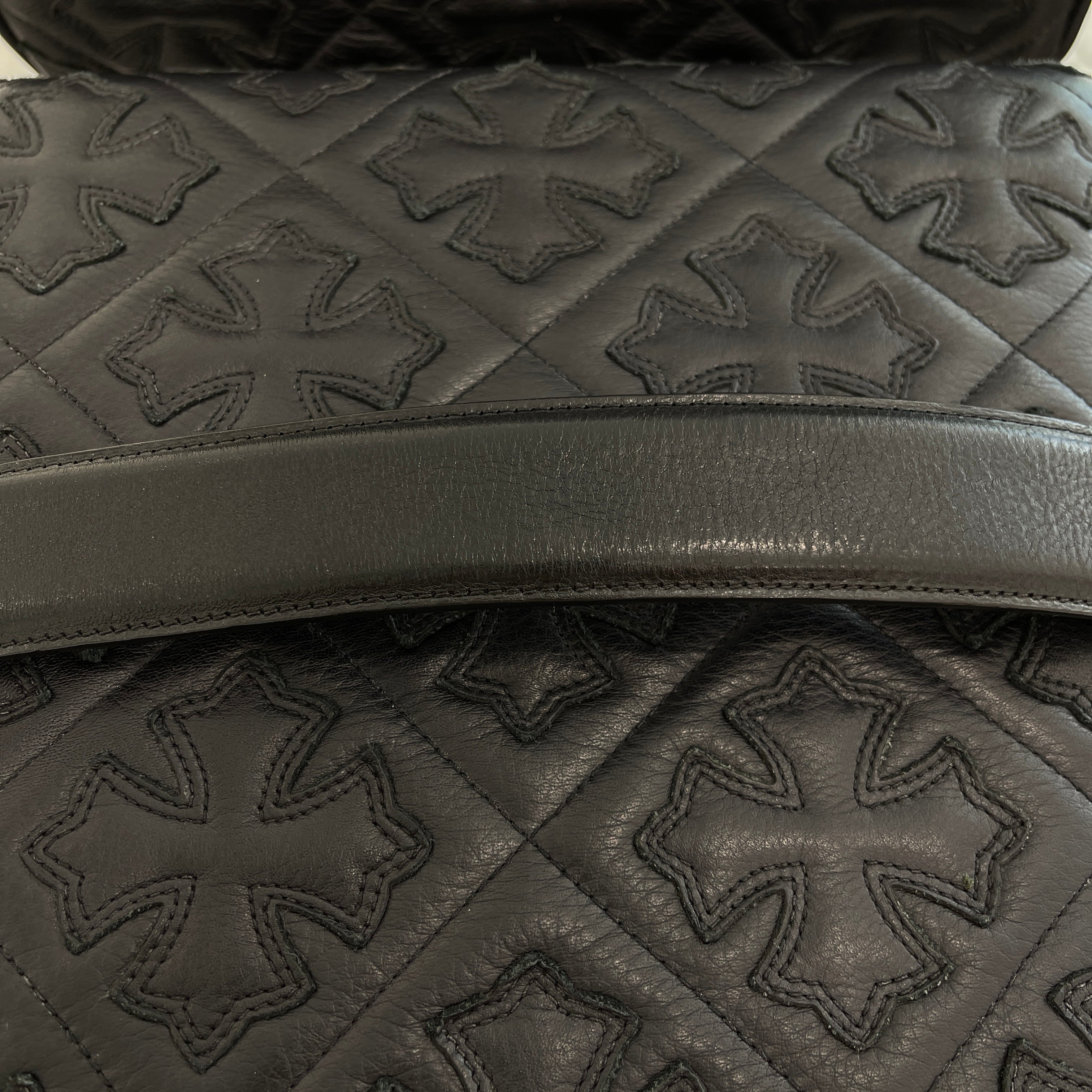 CHROME HEARTS Bronze Gunslinger Leather Belt Size 32 クロムハーツ ブロンズ ガンスリンガー レザーベルト サイズ32