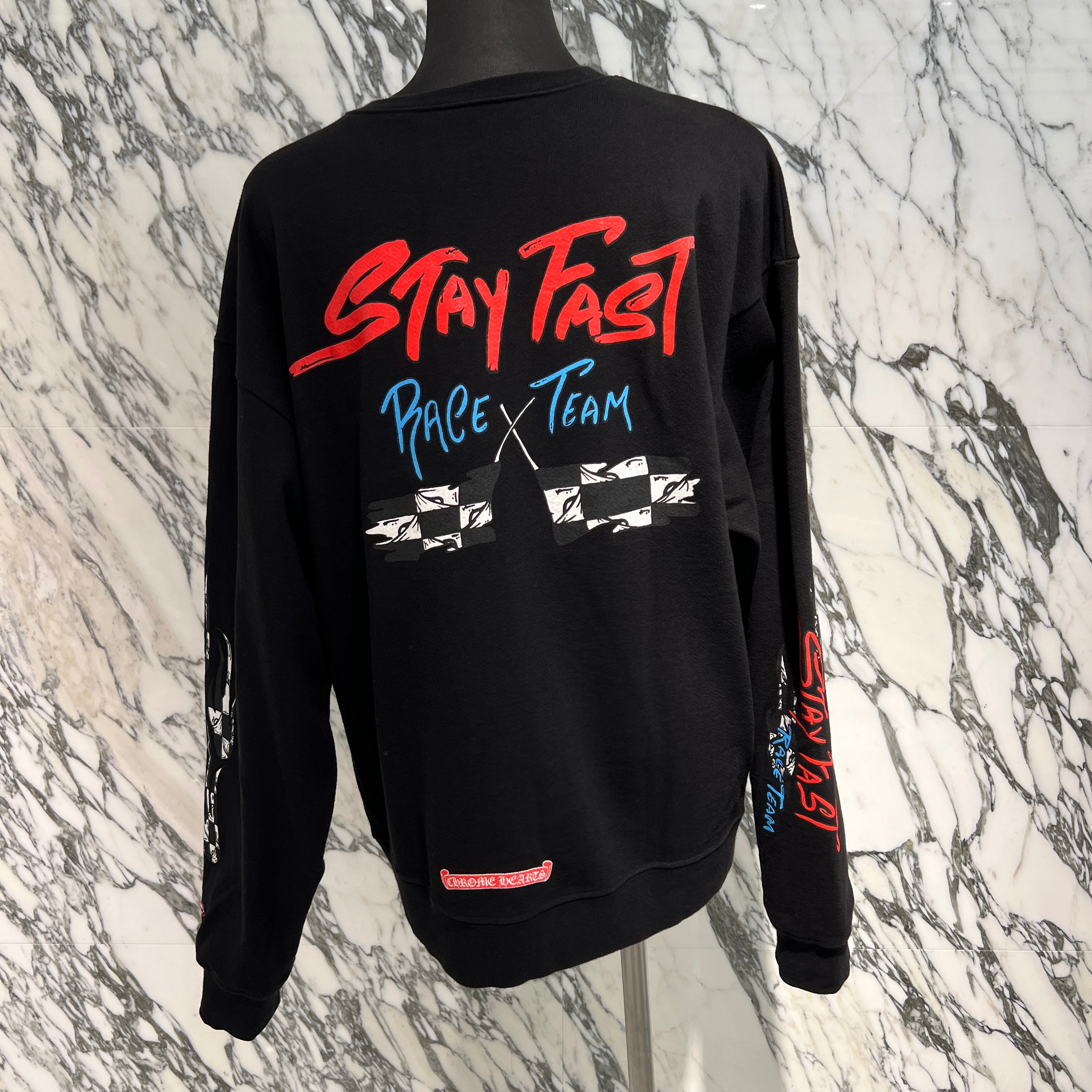 CHROME HEARTS × MATTY BOY PPO STAY FAST RACE TEAM Sweatshirt Size L クロムハーツ × マッティボーイ ステイファスト レースチーム スウェットシャツ サイズL