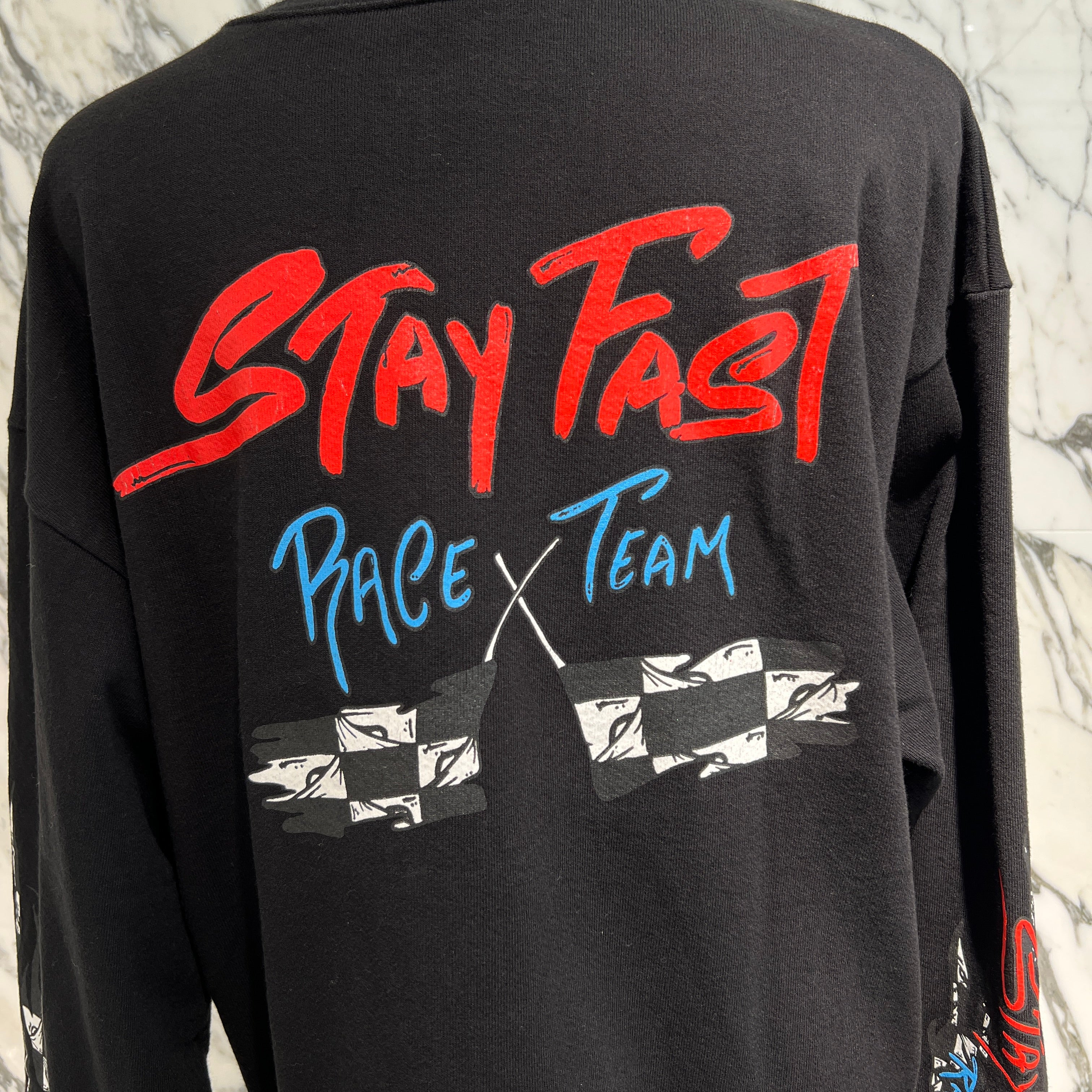 CHROME HEARTS × MATTY BOY PPO STAY FAST RACE TEAM Sweatshirt Size L クロムハーツ × マッティボーイ ステイファスト レースチーム スウェットシャツ サイズL
