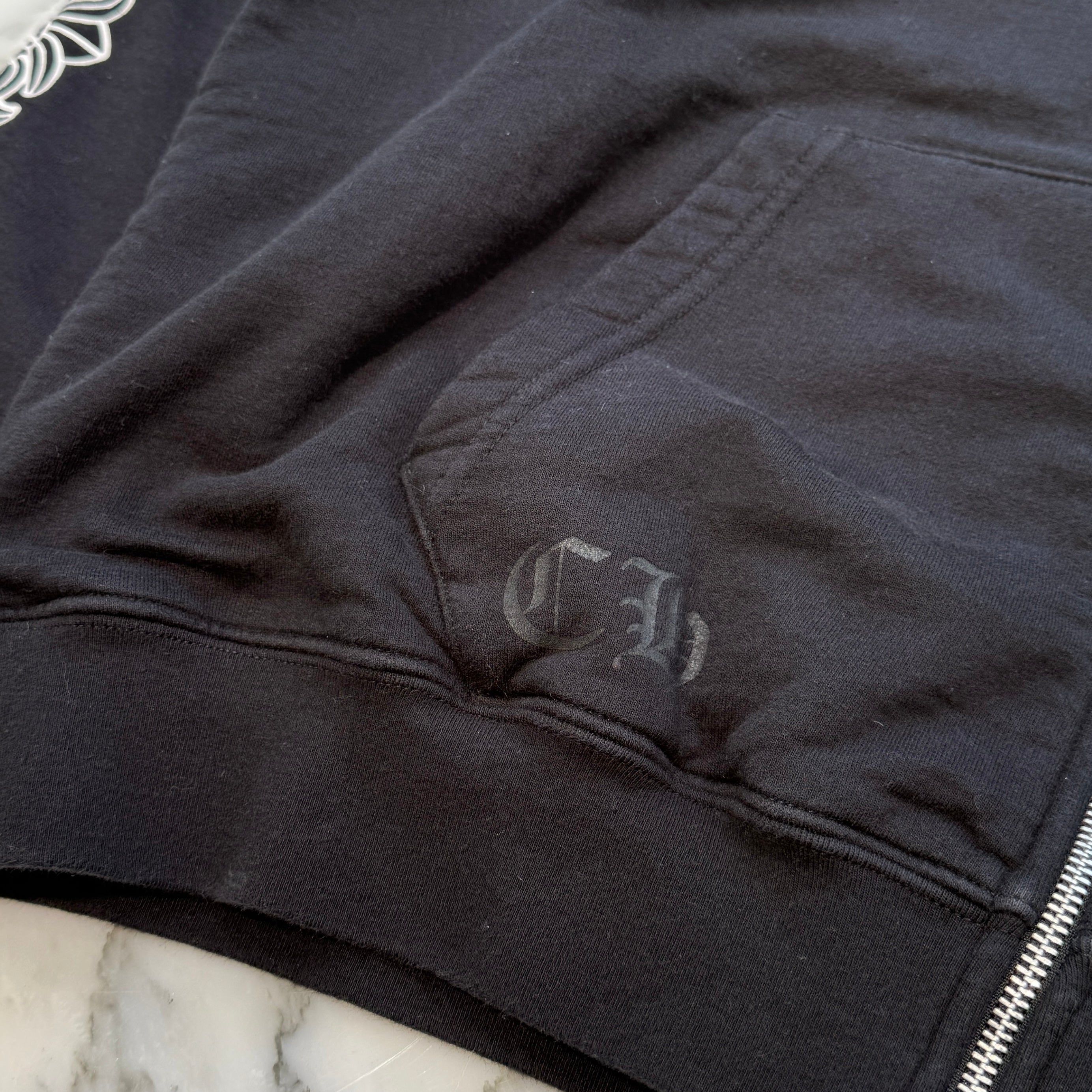 CHROME HEARTS ASPEN Exclusive Matty Boy Floral Cross Zip Up Hoodie Size L クロムハーツ アスペン限定 マッティボーイ フローラルクロス ジップアップフーディ サイズL