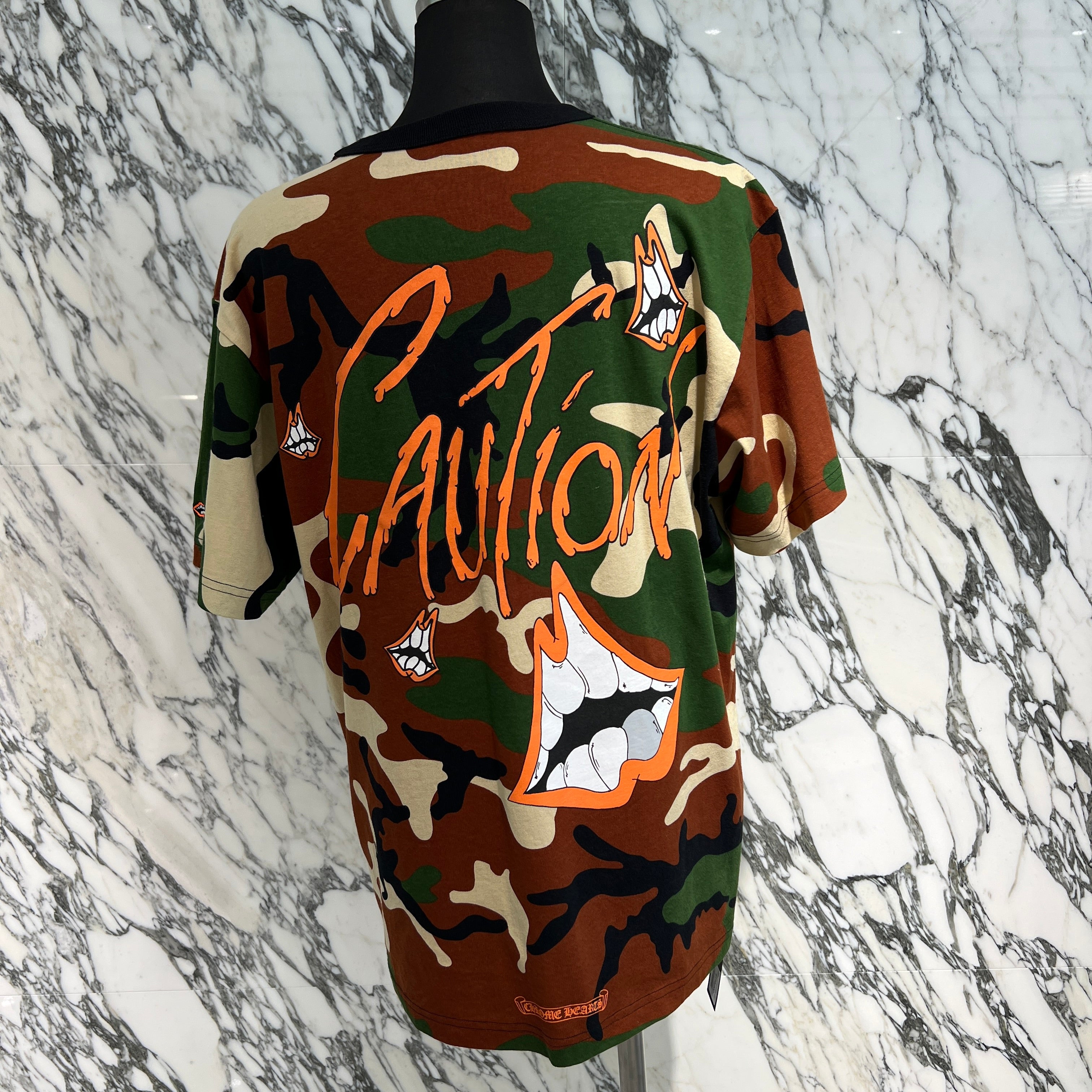 CHROME HEARTS × MATTY BOY 2022SS PPO CAUTION Tee Size XL クロムハーツ × マッティボーイ コーションTシャツ サイズXL